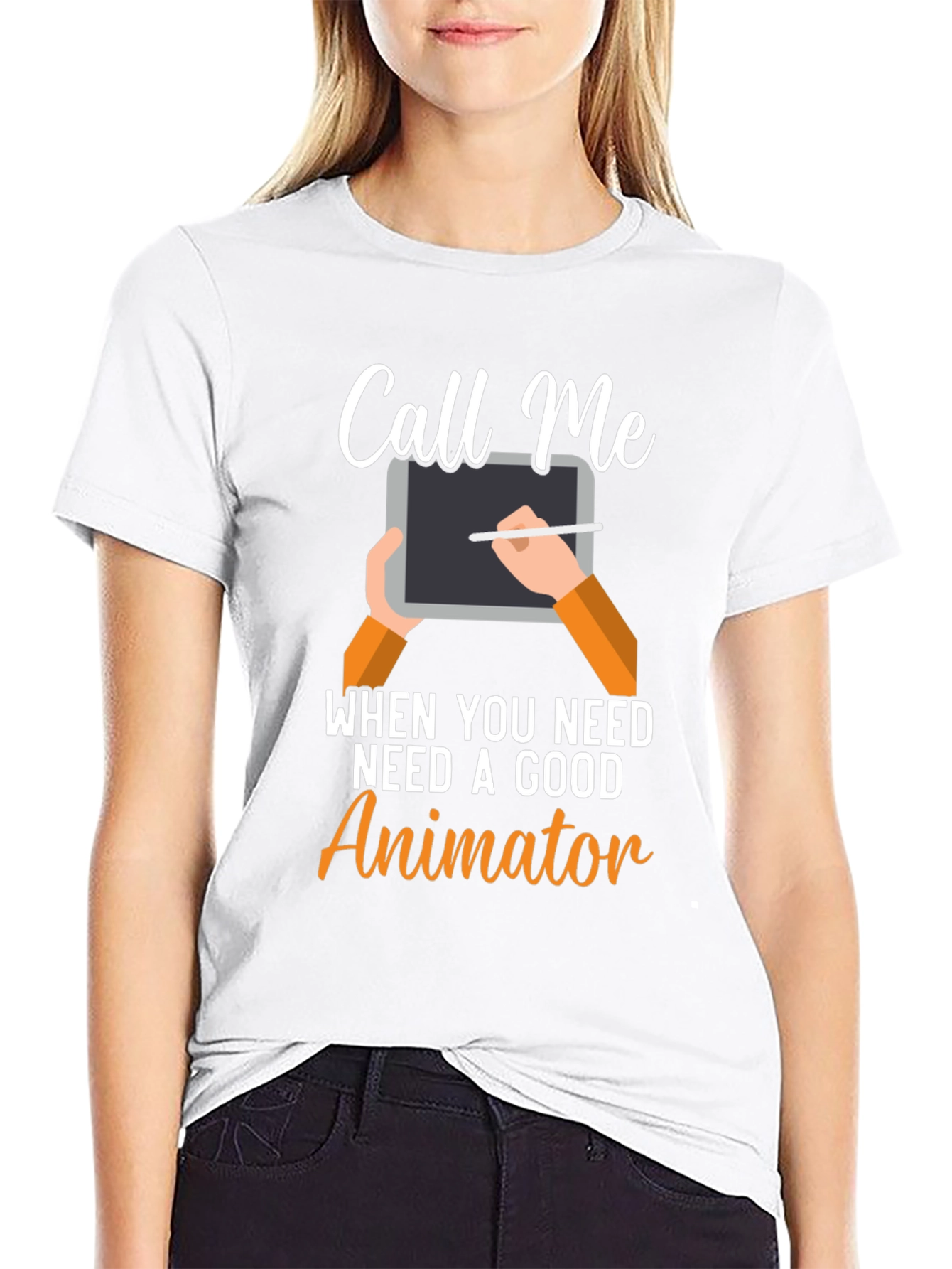 Call Me Animator T-Shirt - Creative Design