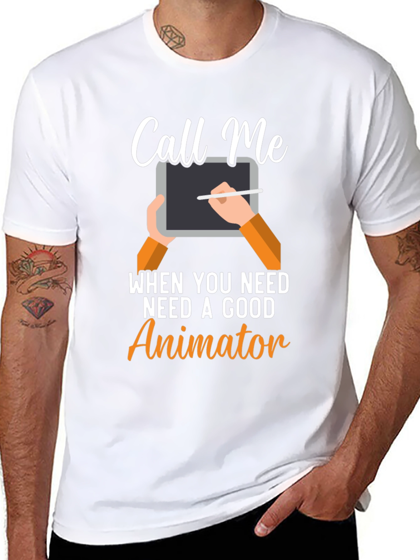 Call Me Animator T-Shirt - Creative Design