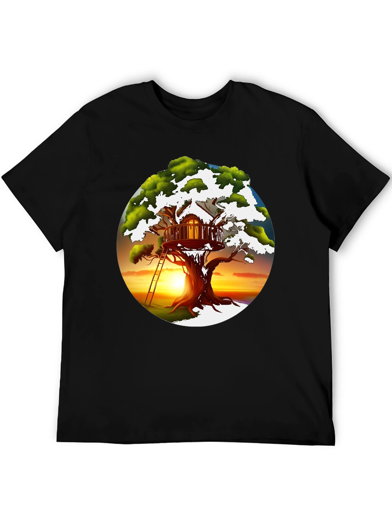 Treehouse Graphic T-Shirt - Unique Design