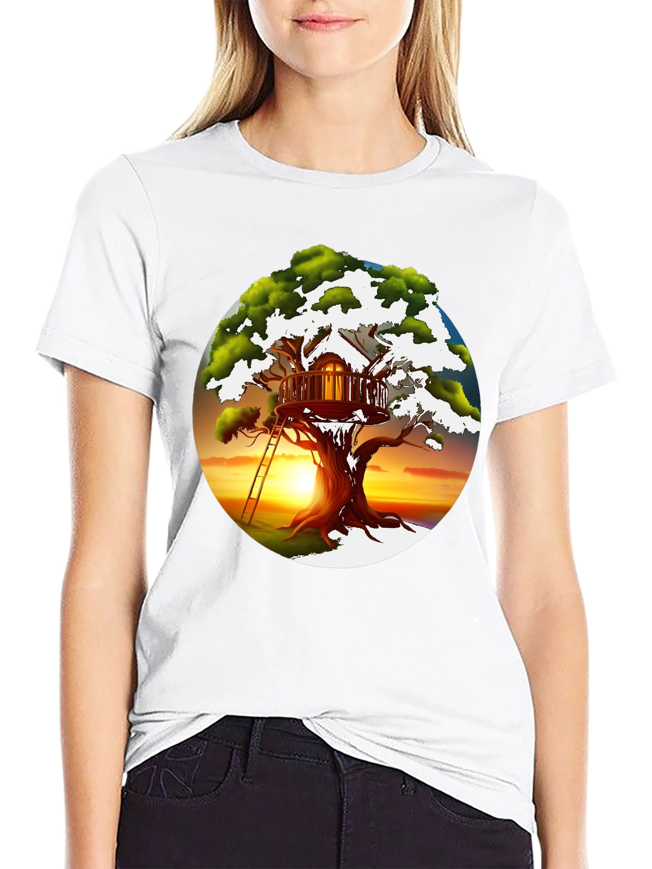 Treehouse Graphic T-Shirt - Unique Design