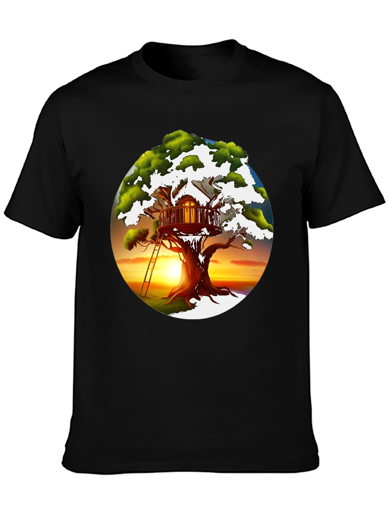 Treehouse Graphic T-Shirt - Unique Design