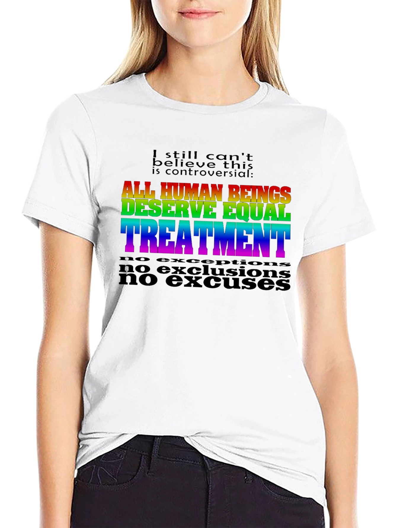 Equality T-Shirt: All Human Beings Deserve Equal Treatment