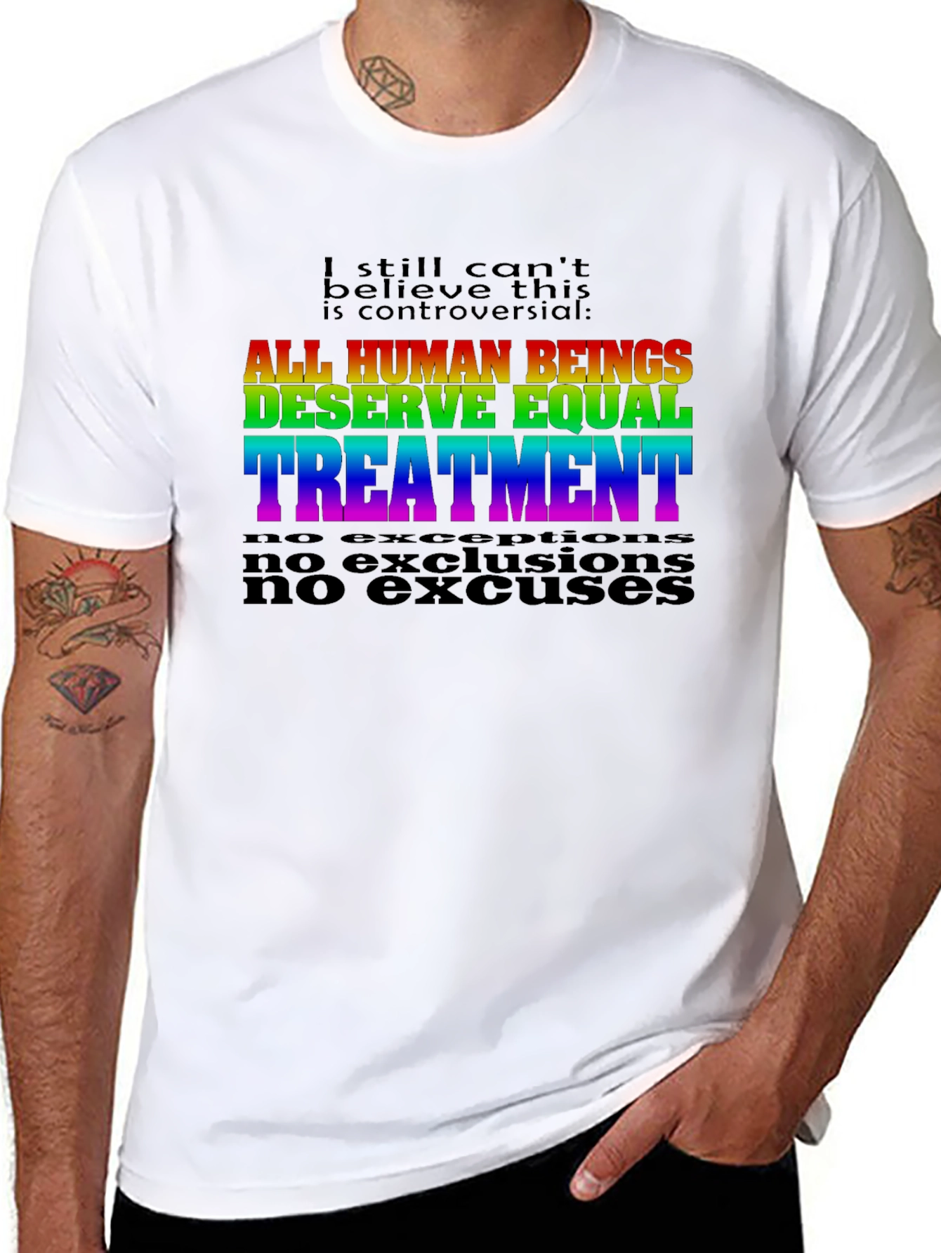 Equality T-Shirt: All Human Beings Deserve Equal Treatment