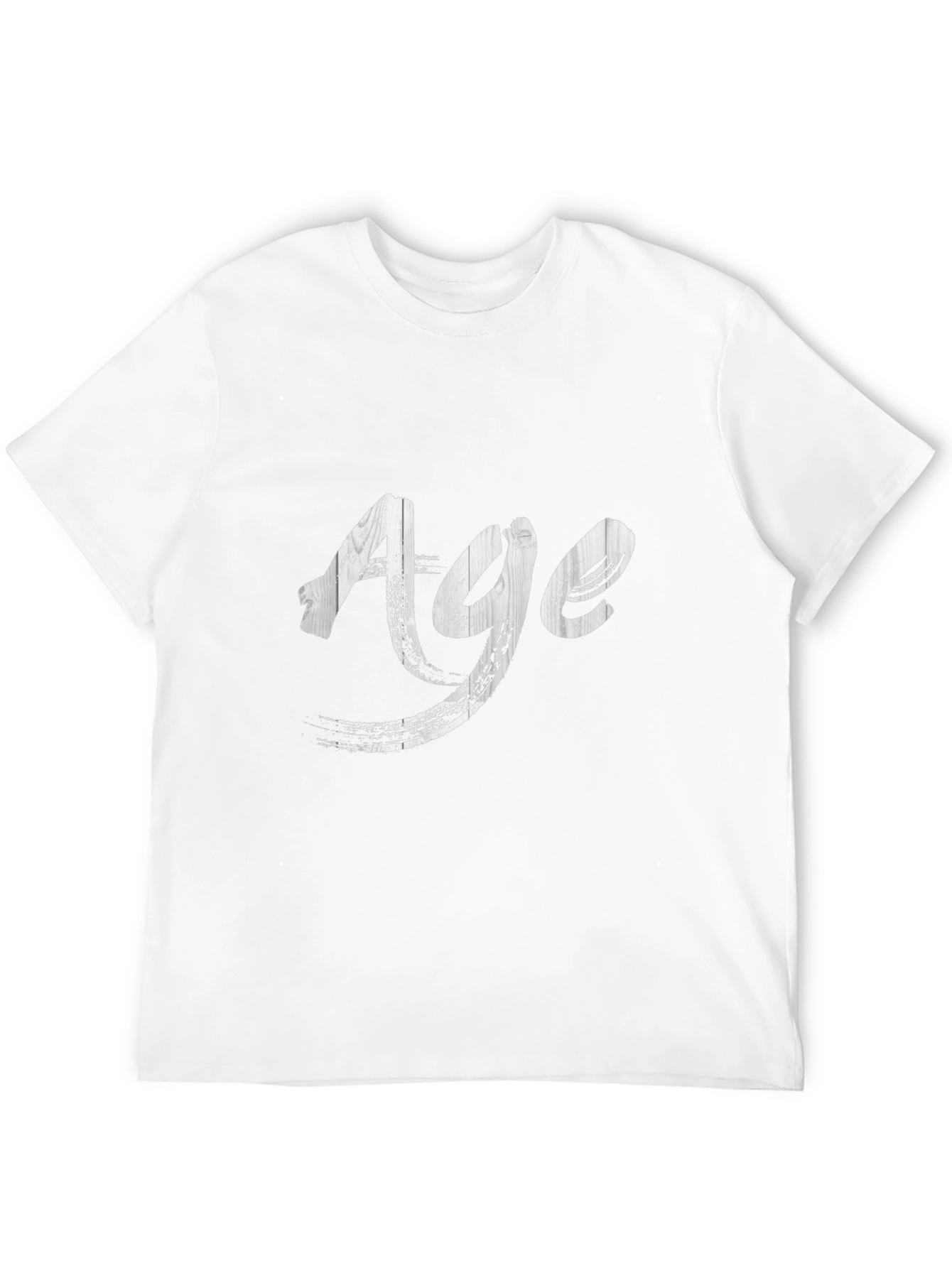 Age Graphic Print Black T-Shirt