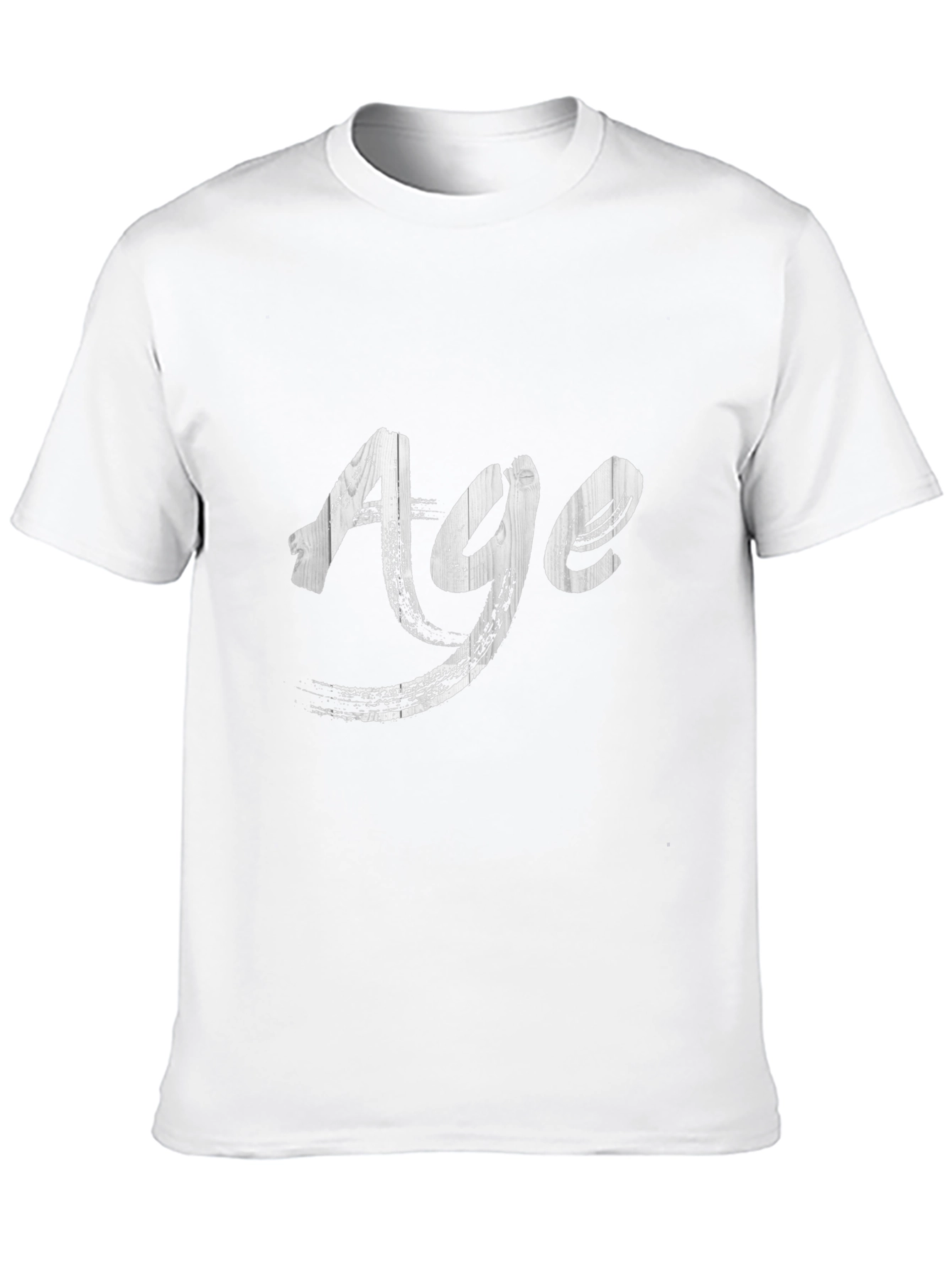 Age Graphic Print Black T-Shirt