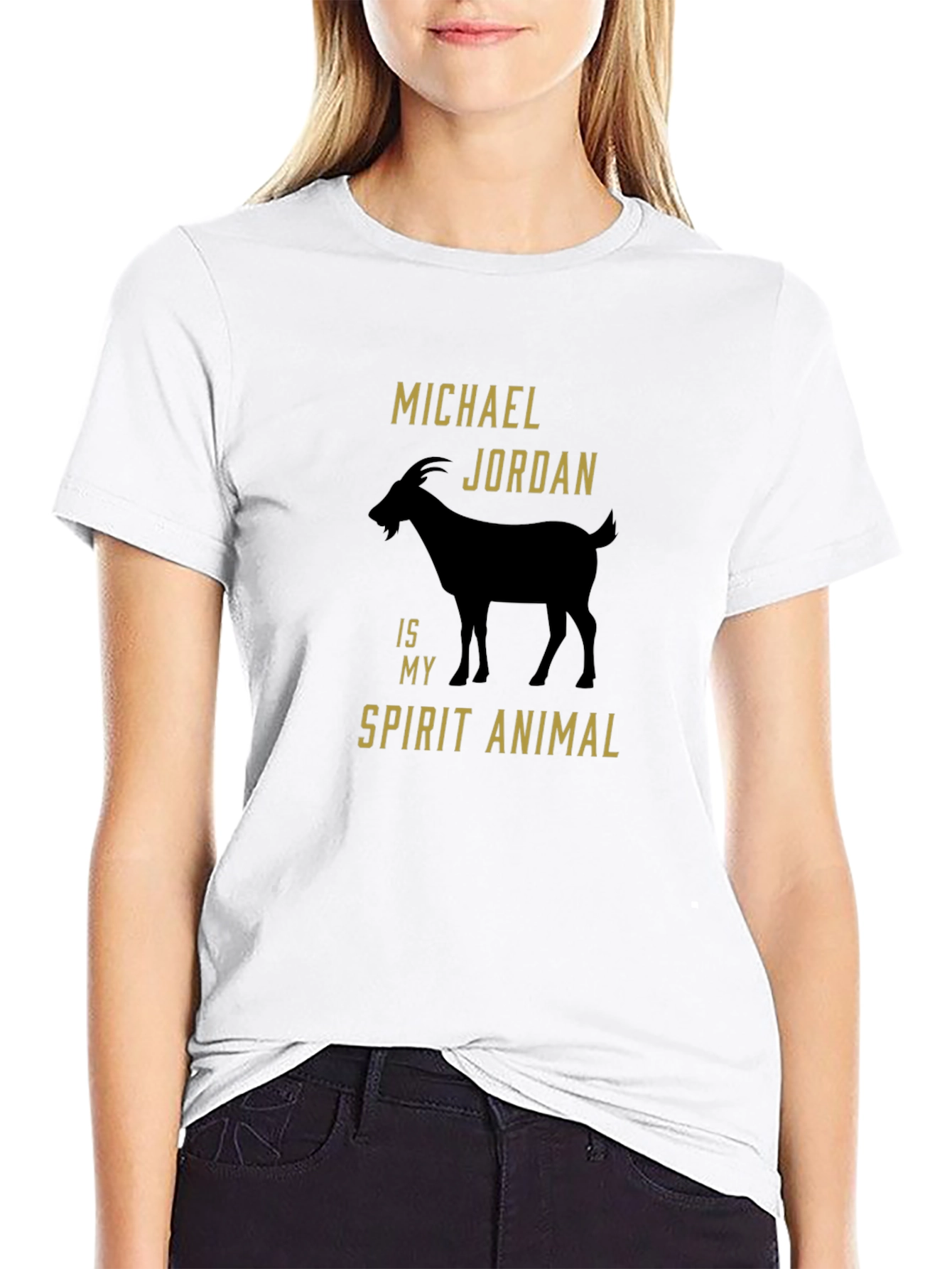 Michael Jordan GOAT T-Shirt - Black
