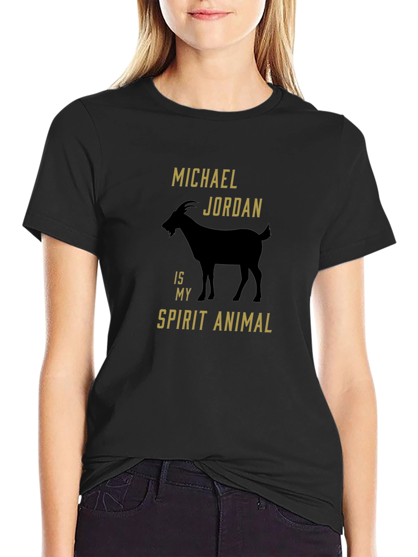 Michael Jordan GOAT T-Shirt - Black