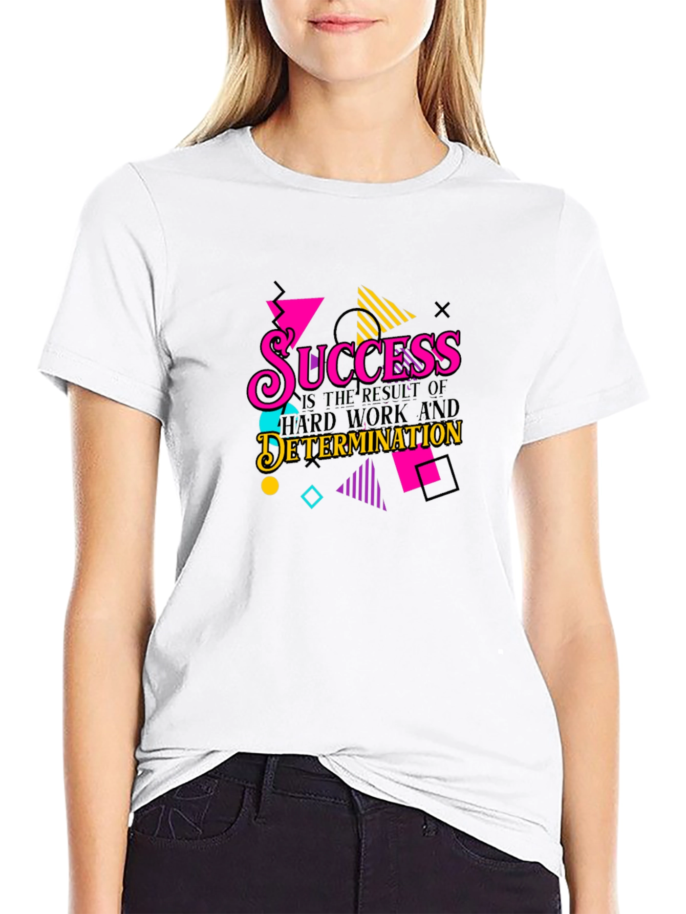 Success Hard Work Determination Graphic T-Shirt