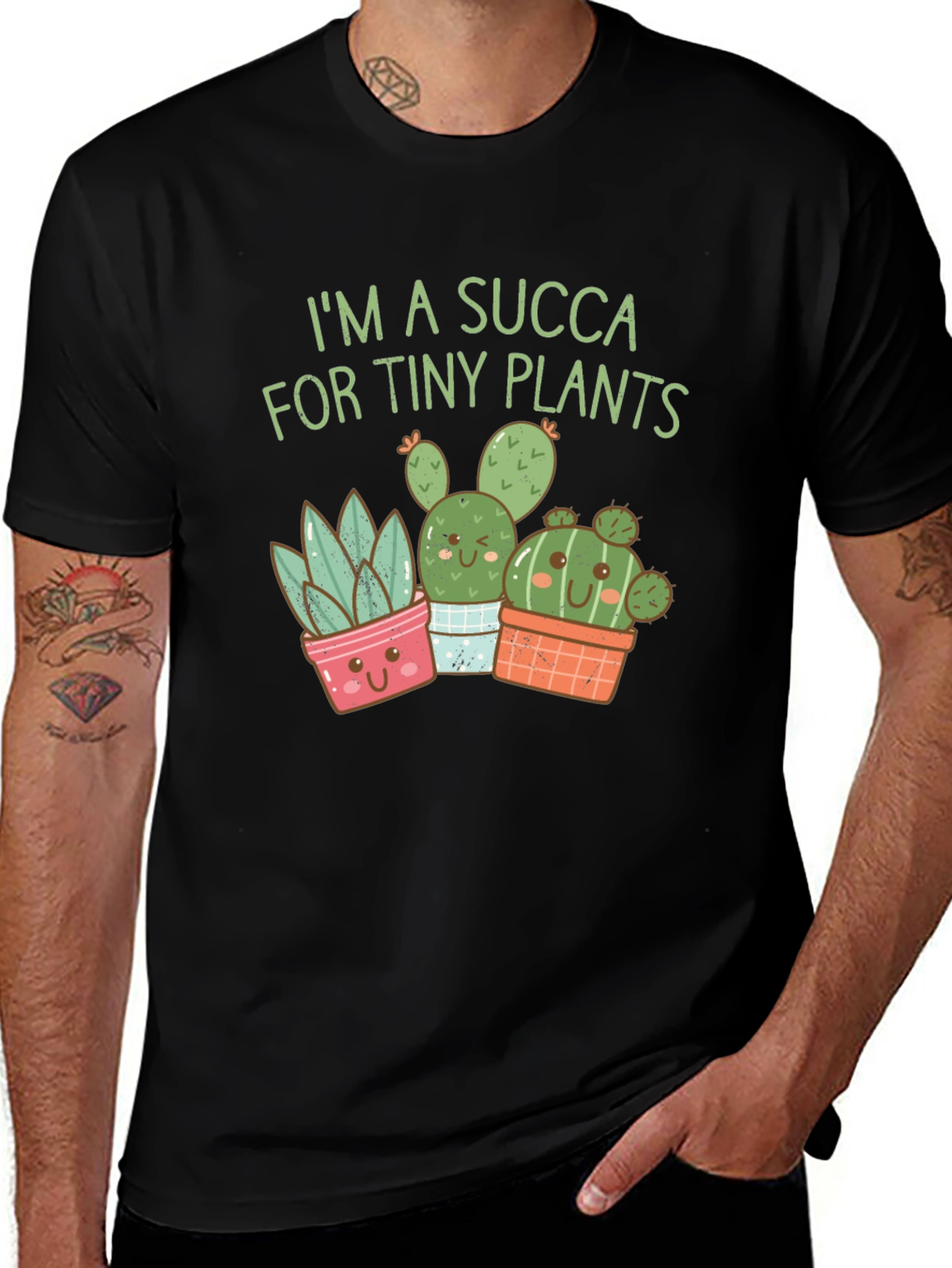 Succulent Plant Lover Graphic Tee