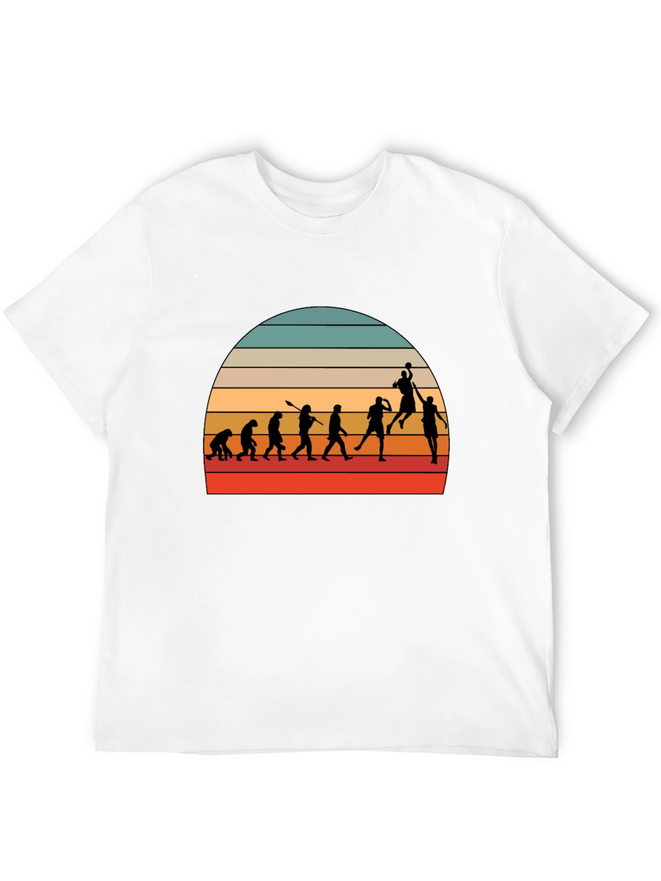 Basketball Evolution Graphic Tee
