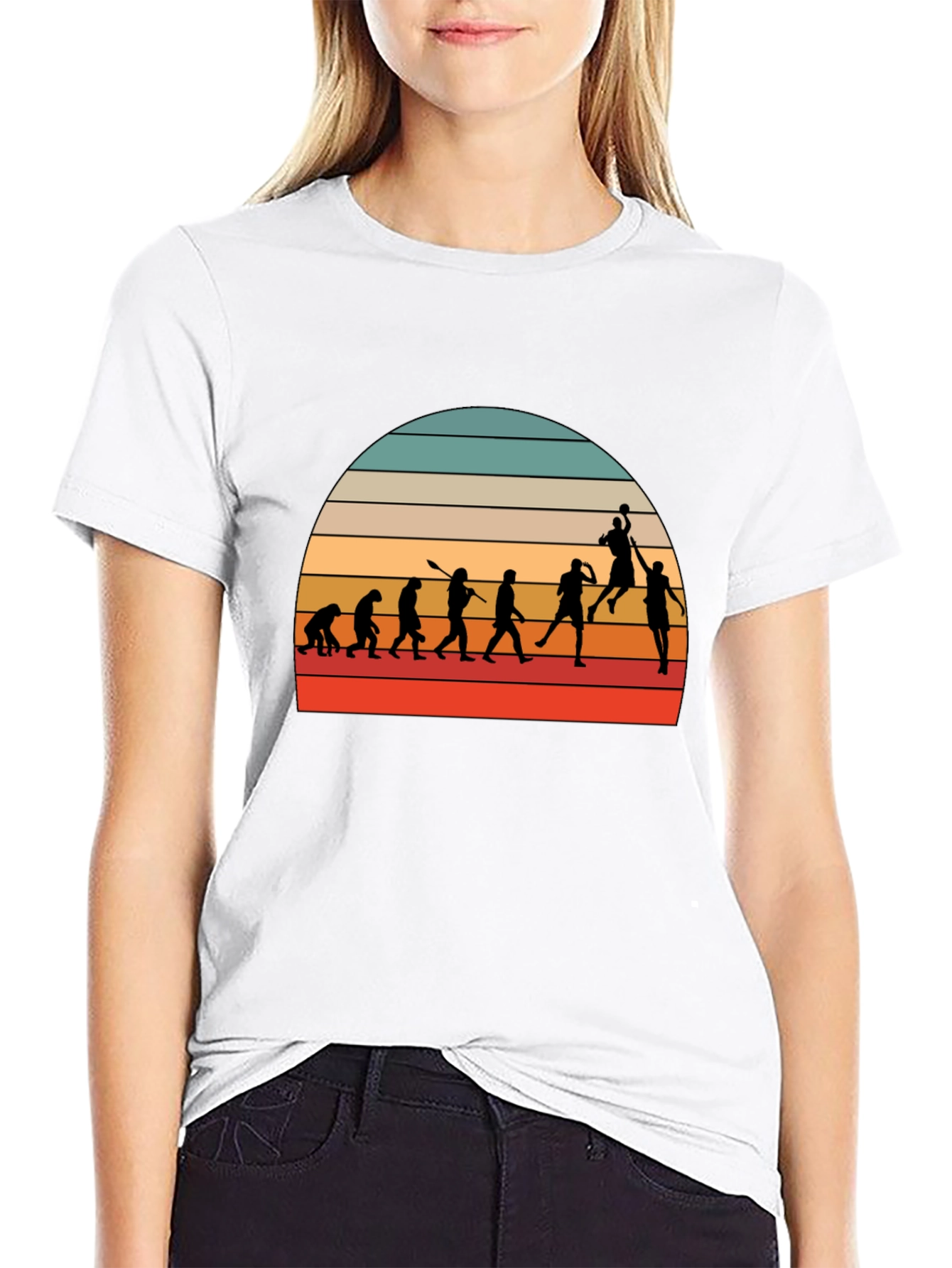 Basketball Evolution Graphic Tee
