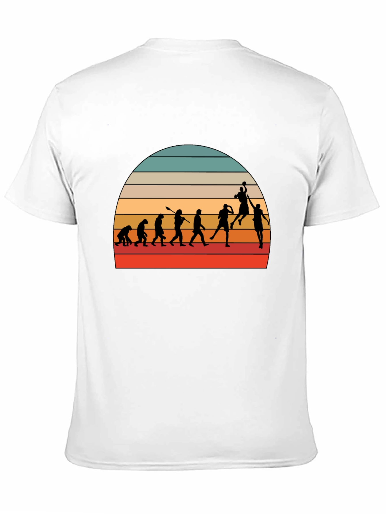 Basketball Evolution Graphic Tee