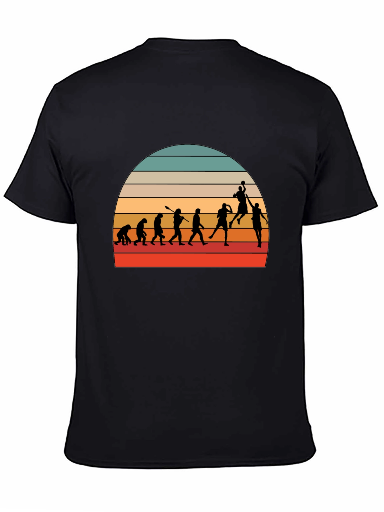 Basketball Evolution Graphic Tee