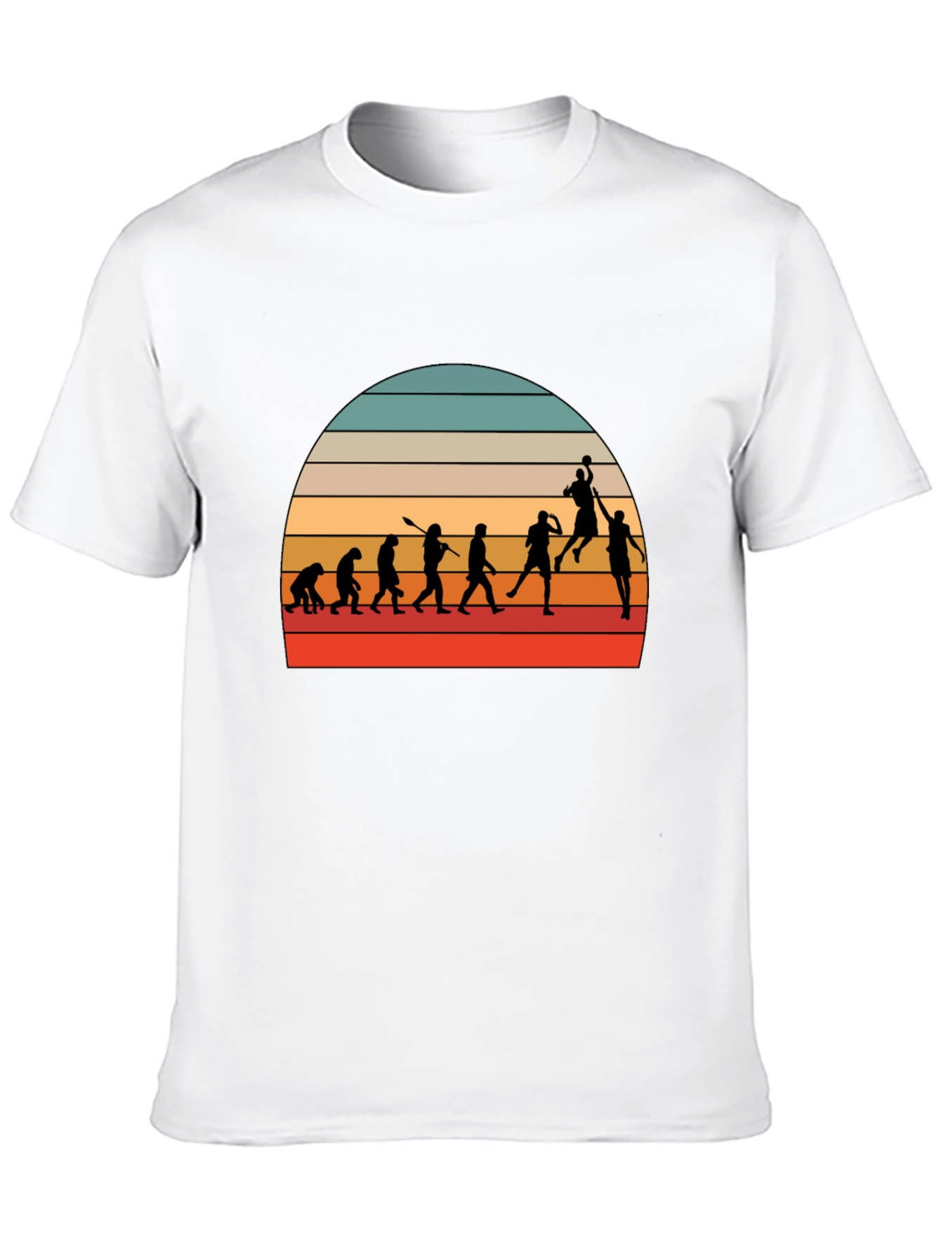 Basketball Evolution Graphic Tee