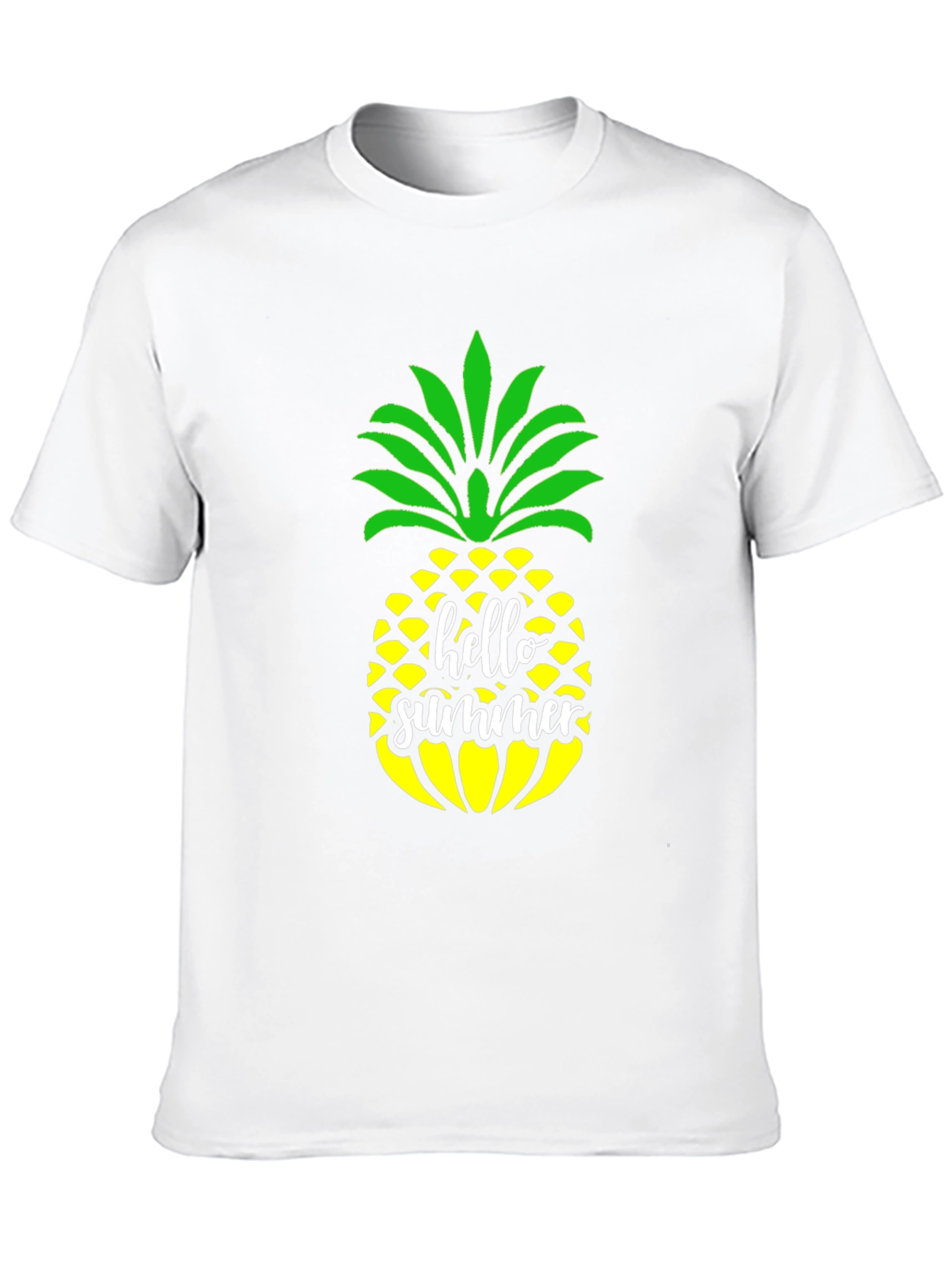 Hello Summer Pineapple Graphic Tee