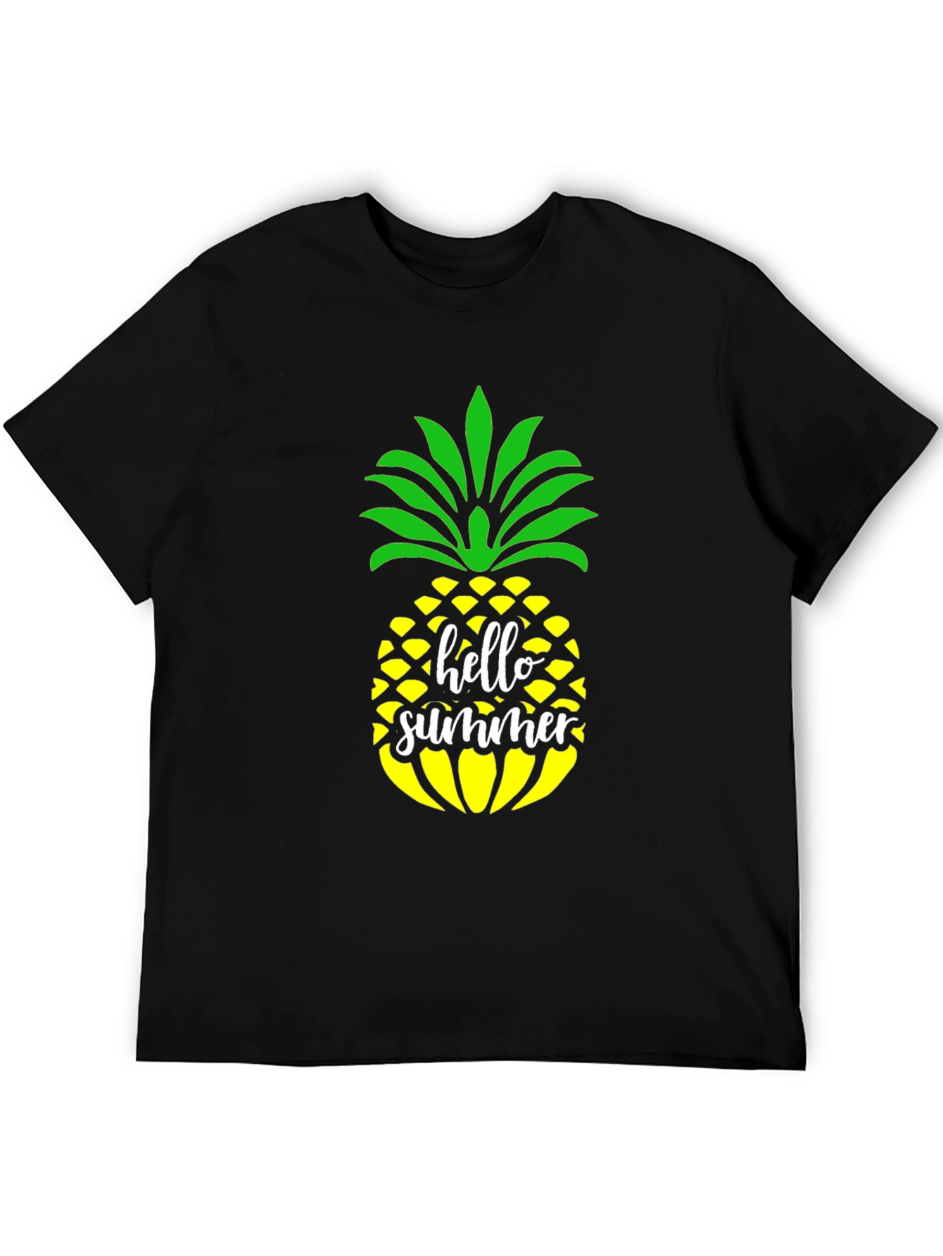 Hello Summer Pineapple Graphic Tee