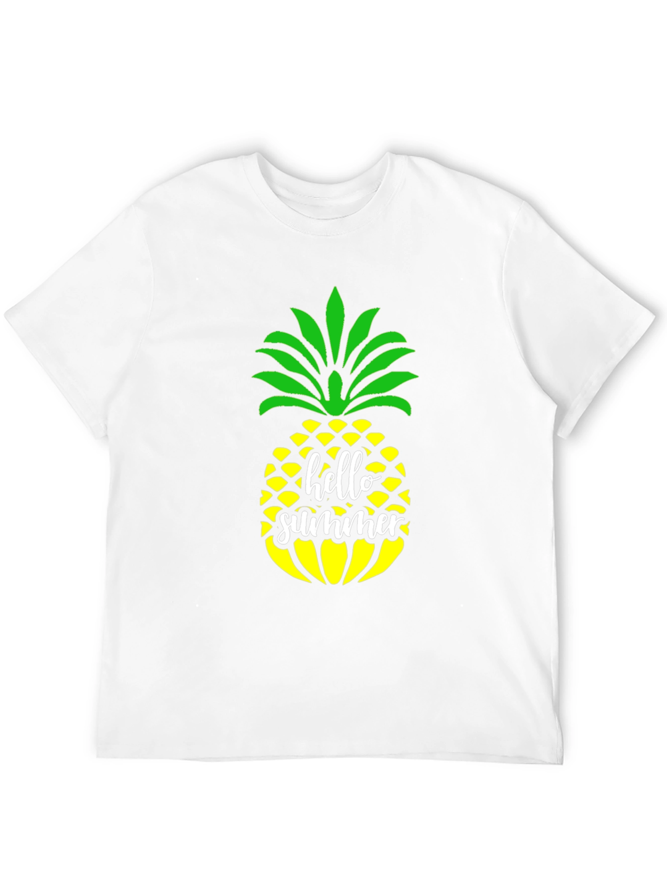 Hello Summer Pineapple Graphic Tee