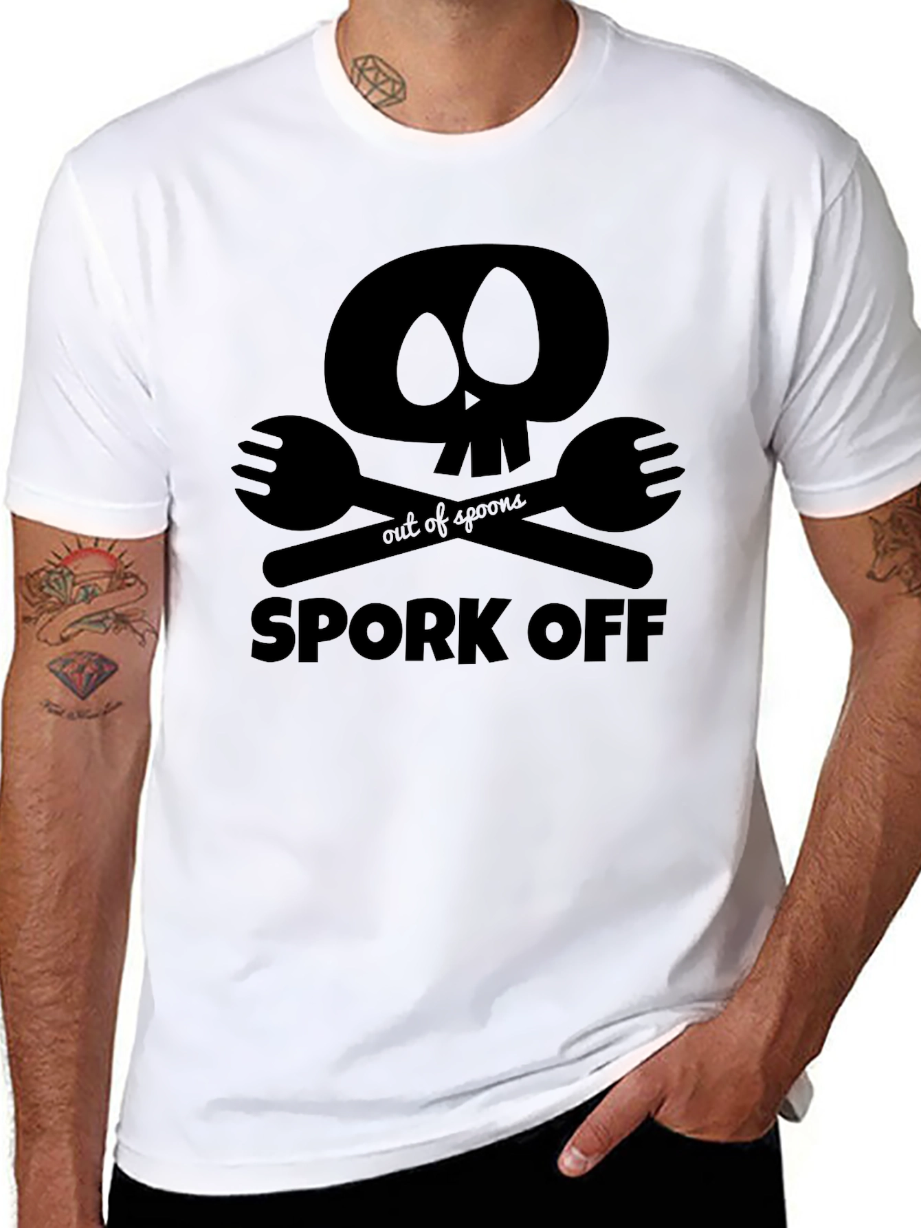 Spork Off T-Shirt - Foodie Humor Tee