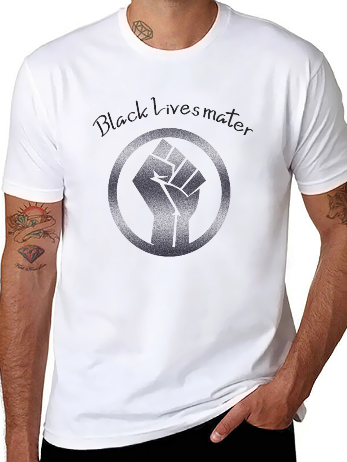 Black Lives Matter Fist Graphic Tee - Activism Apparel