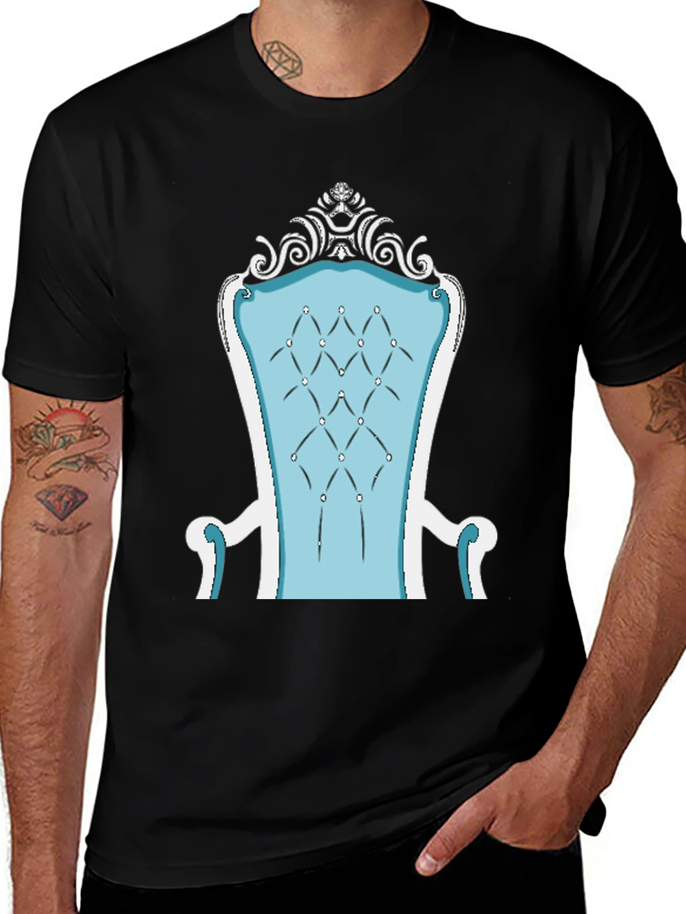 Novelty Throne Graphic T-Shirt