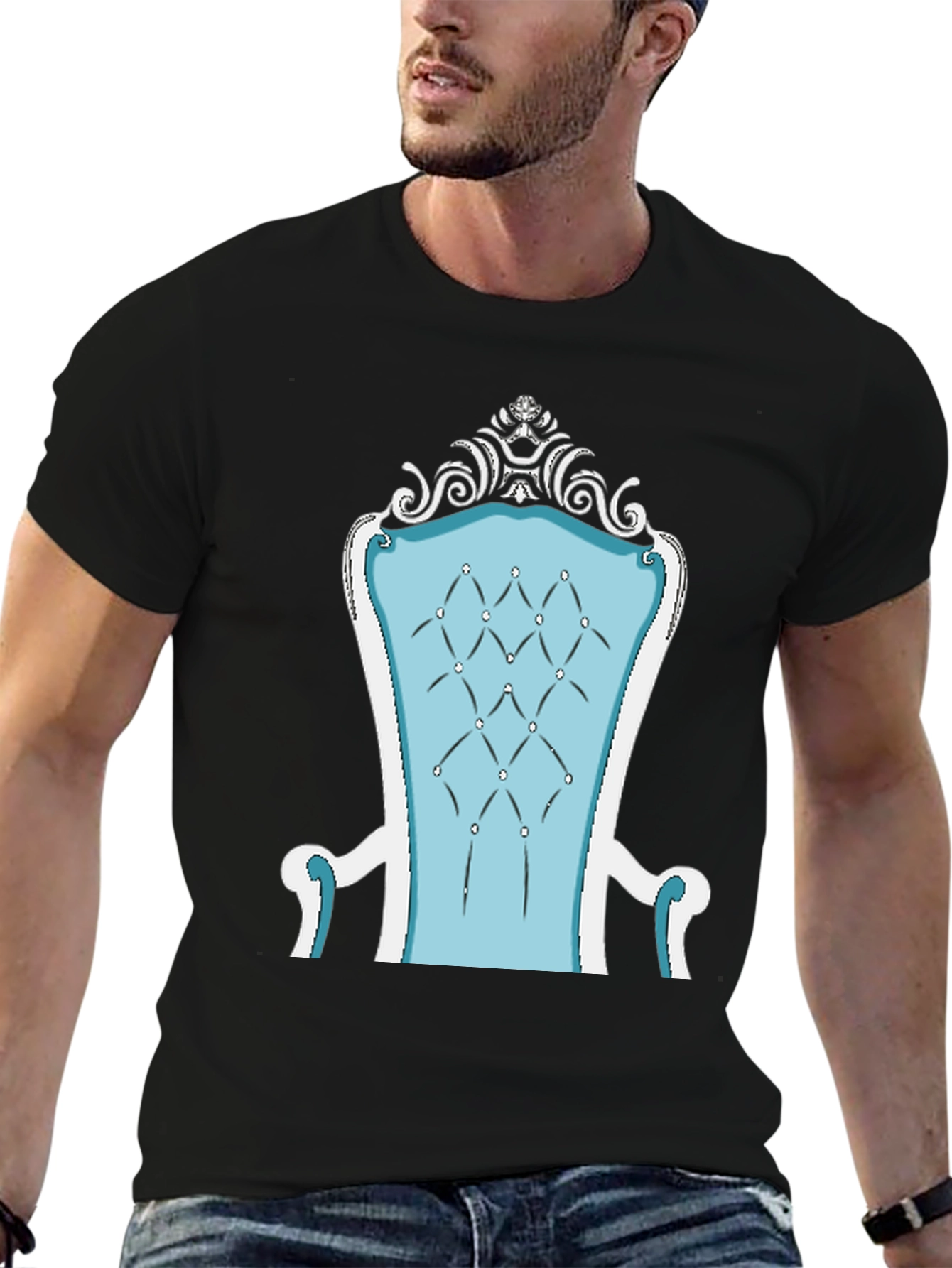 Novelty Throne Graphic T-Shirt