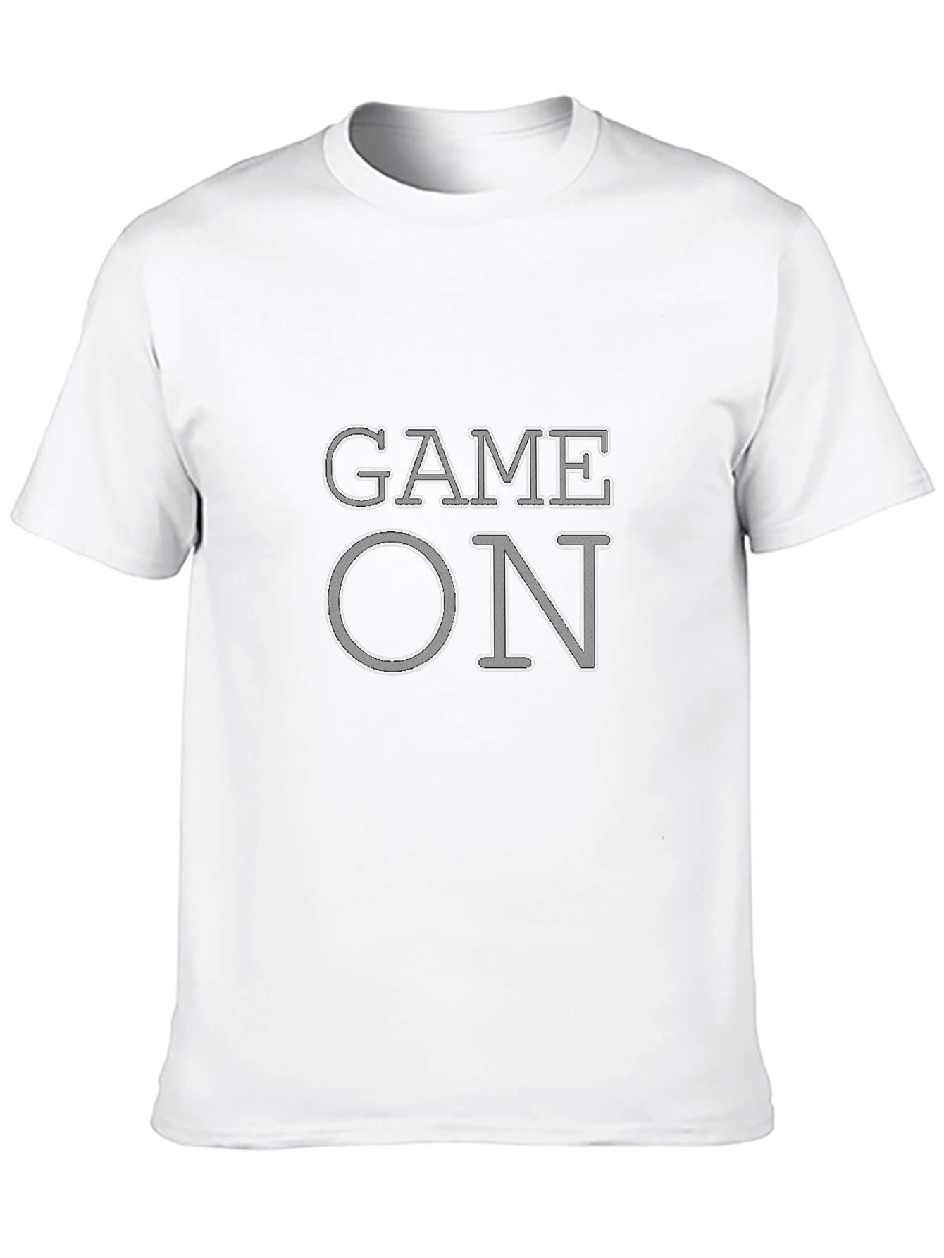 Game On Graphic Tee - Black Cotton T-Shirt