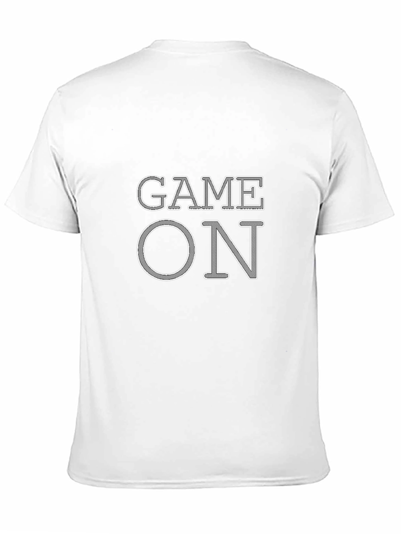 Game On Graphic Tee - Black Cotton T-Shirt