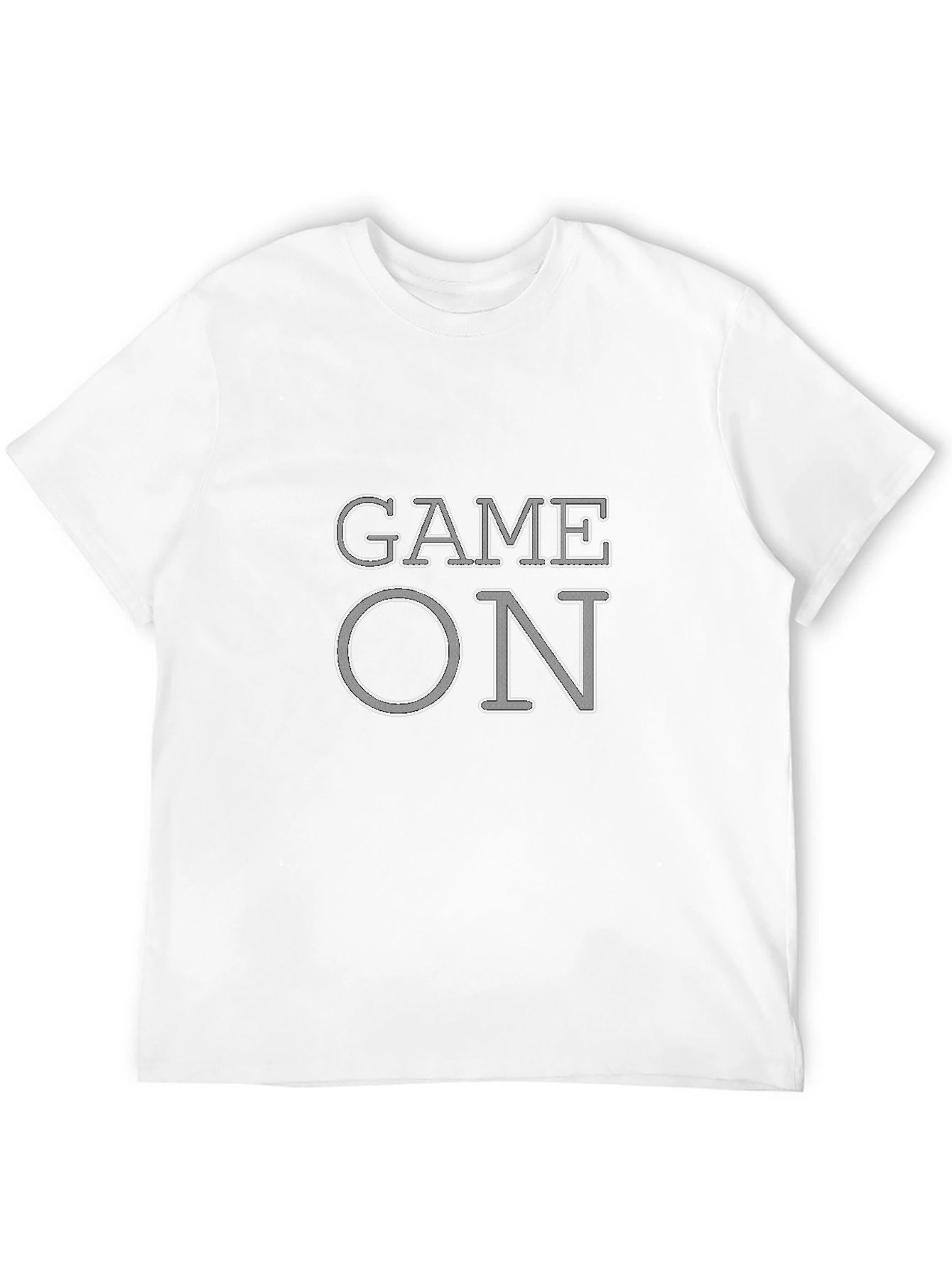 Game On Graphic Tee - Black Cotton T-Shirt