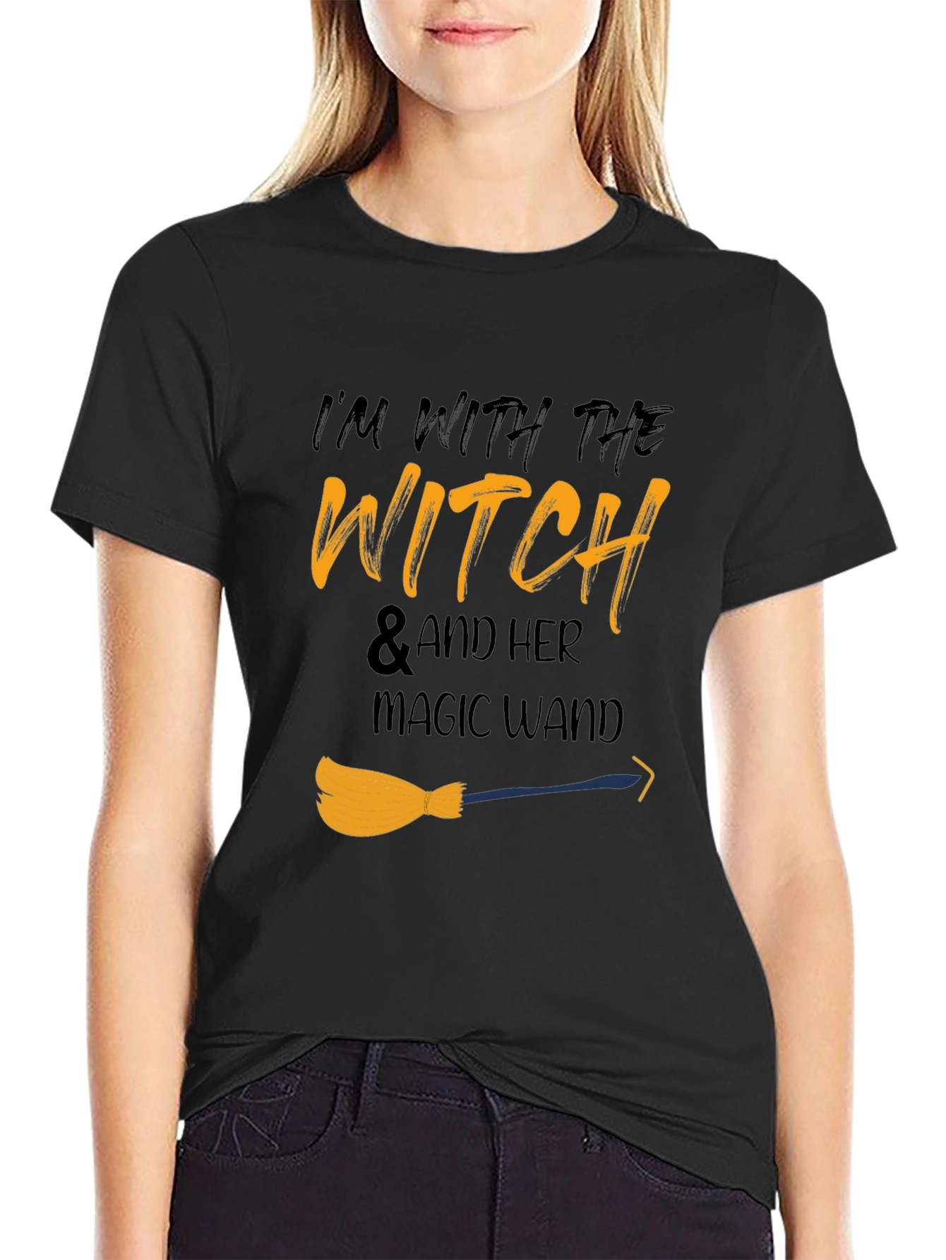 Im With The Witch Halloween T-Shirt