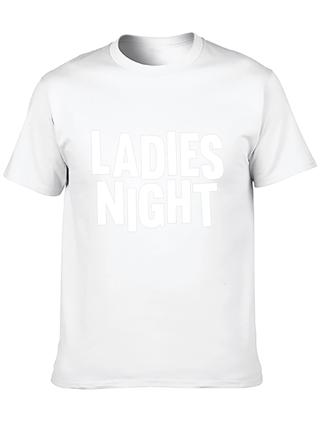 Ladies Night T-Shirt - Black Cotton Tee