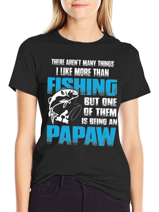 Fishing Papaw T-Shirt - Gift for Grandfathers