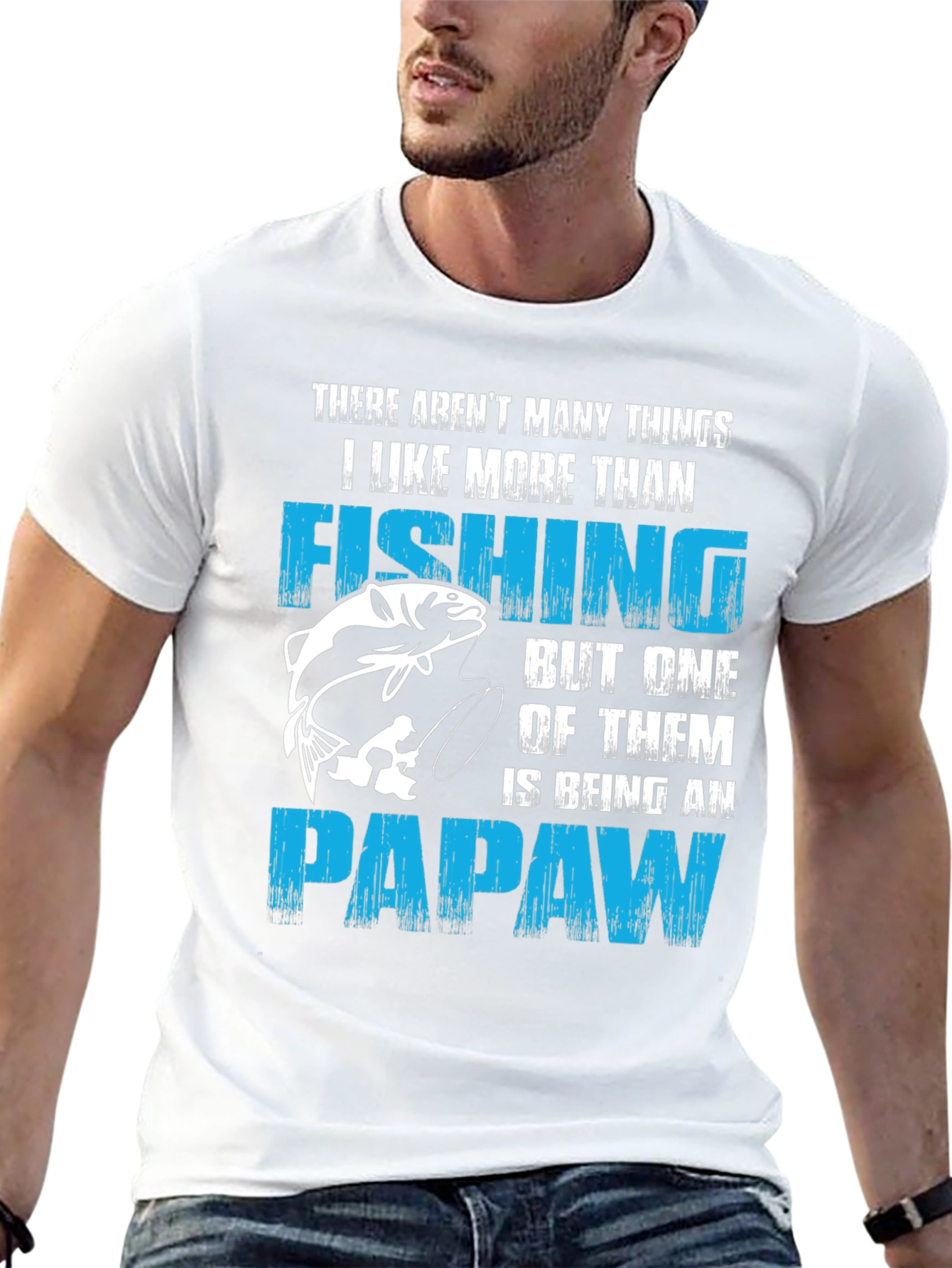 Fishing Papaw T-Shirt - Gift for Grandfathers