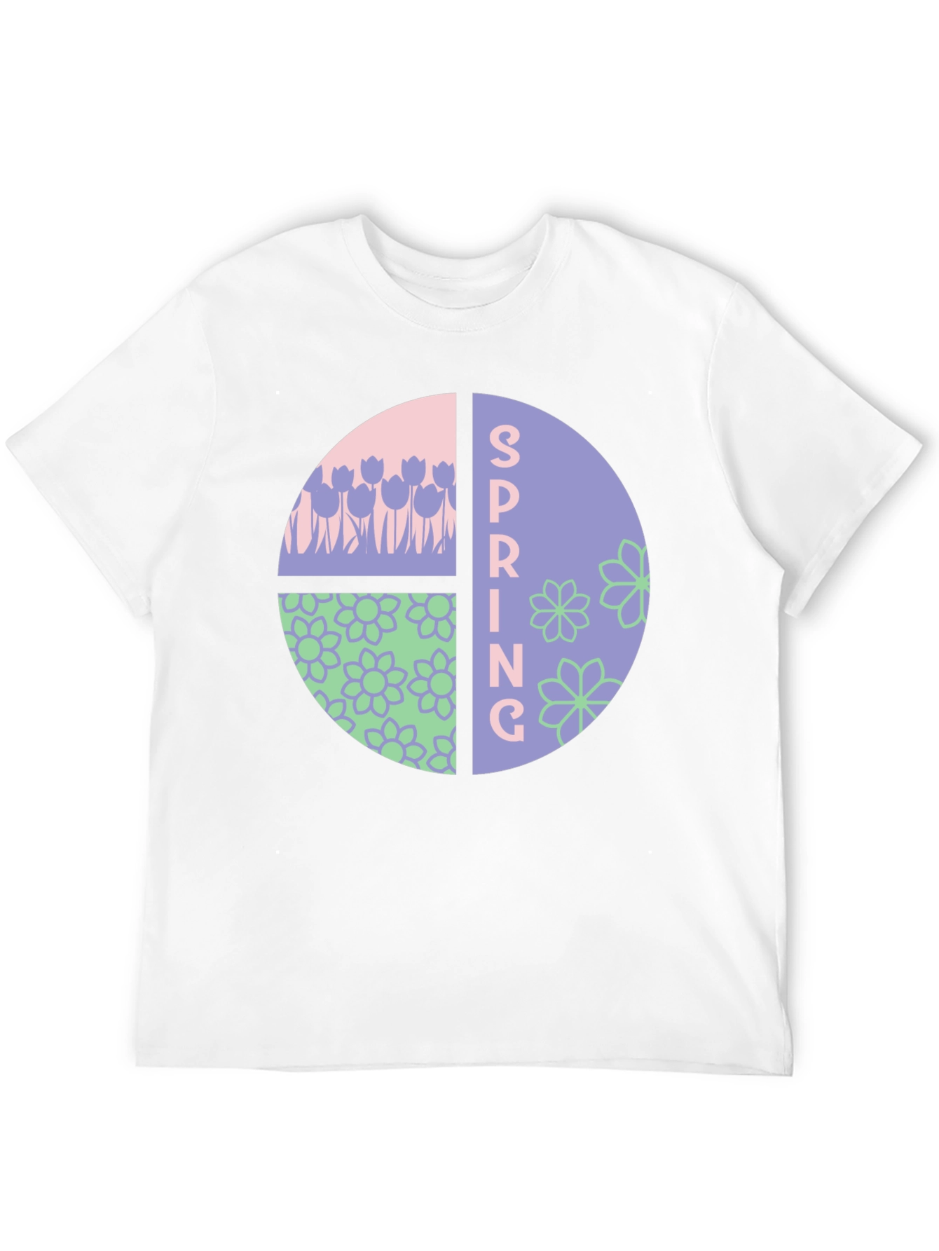 Spring Floral Graphic T-Shirt