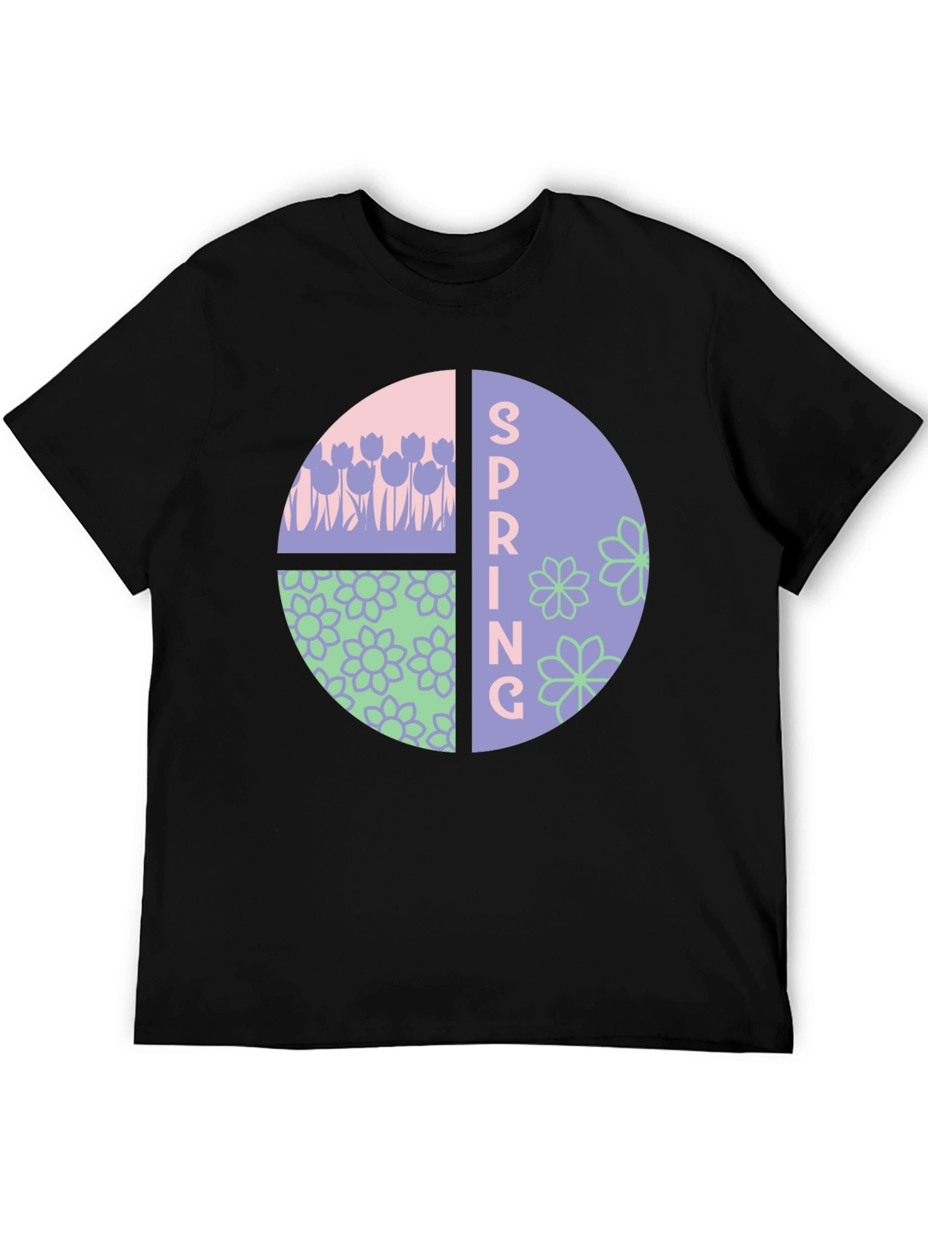 Spring Floral Graphic T-Shirt