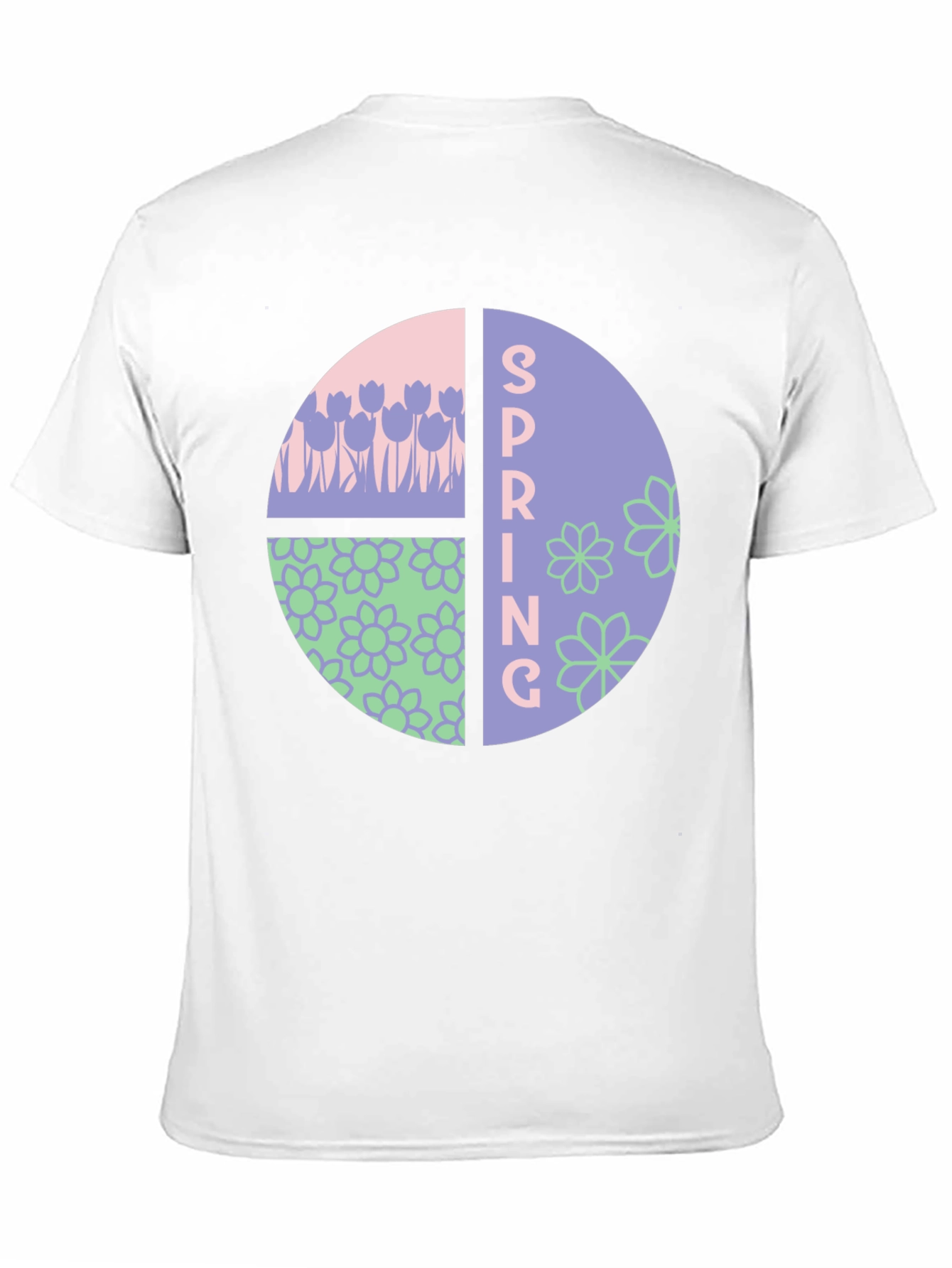 Spring Floral Graphic T-Shirt