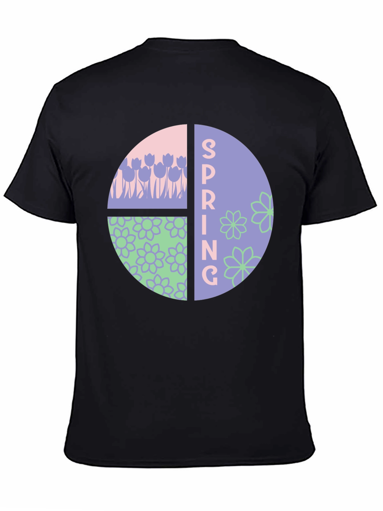 Spring Floral Graphic T-Shirt