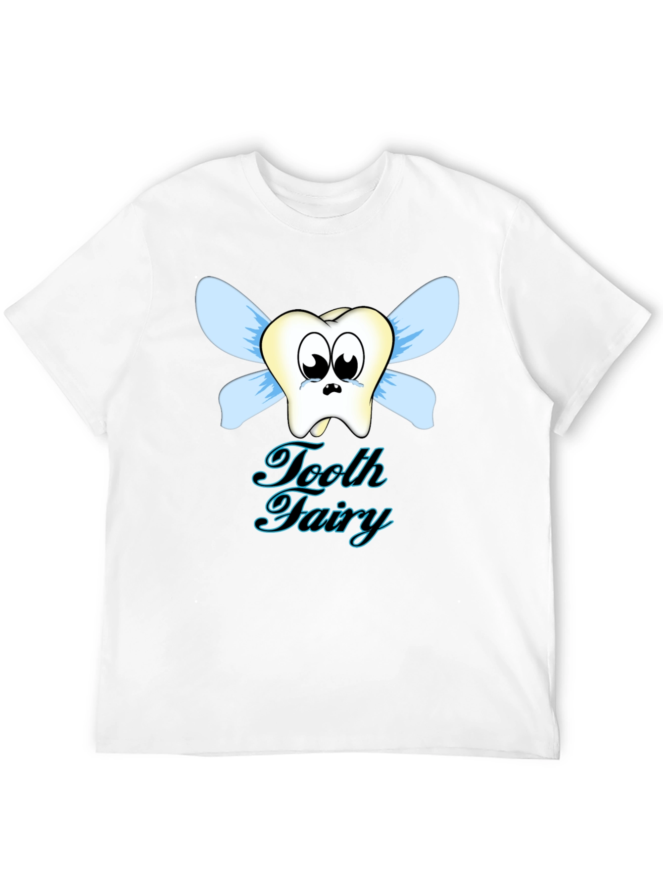 Tooth Fairy Graphic Tee - Whimsical Cartoon Dental T-Shirt