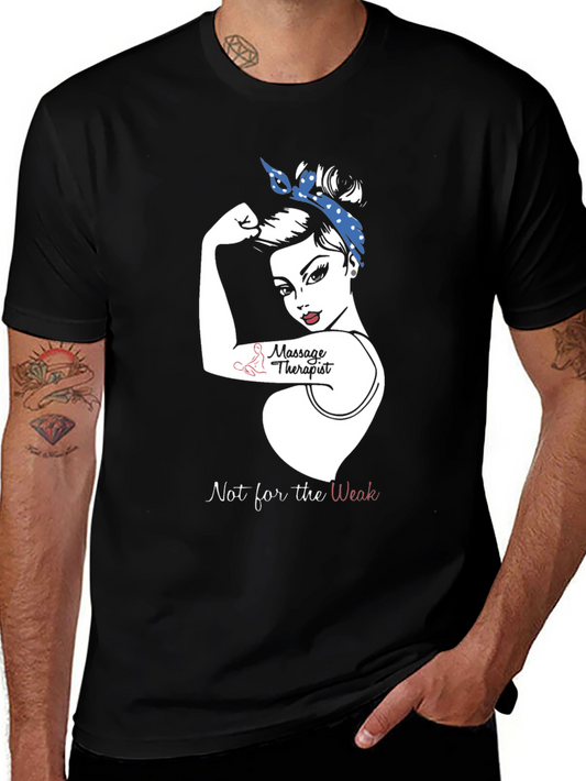 Massage Therapist Strong Woman T-Shirt