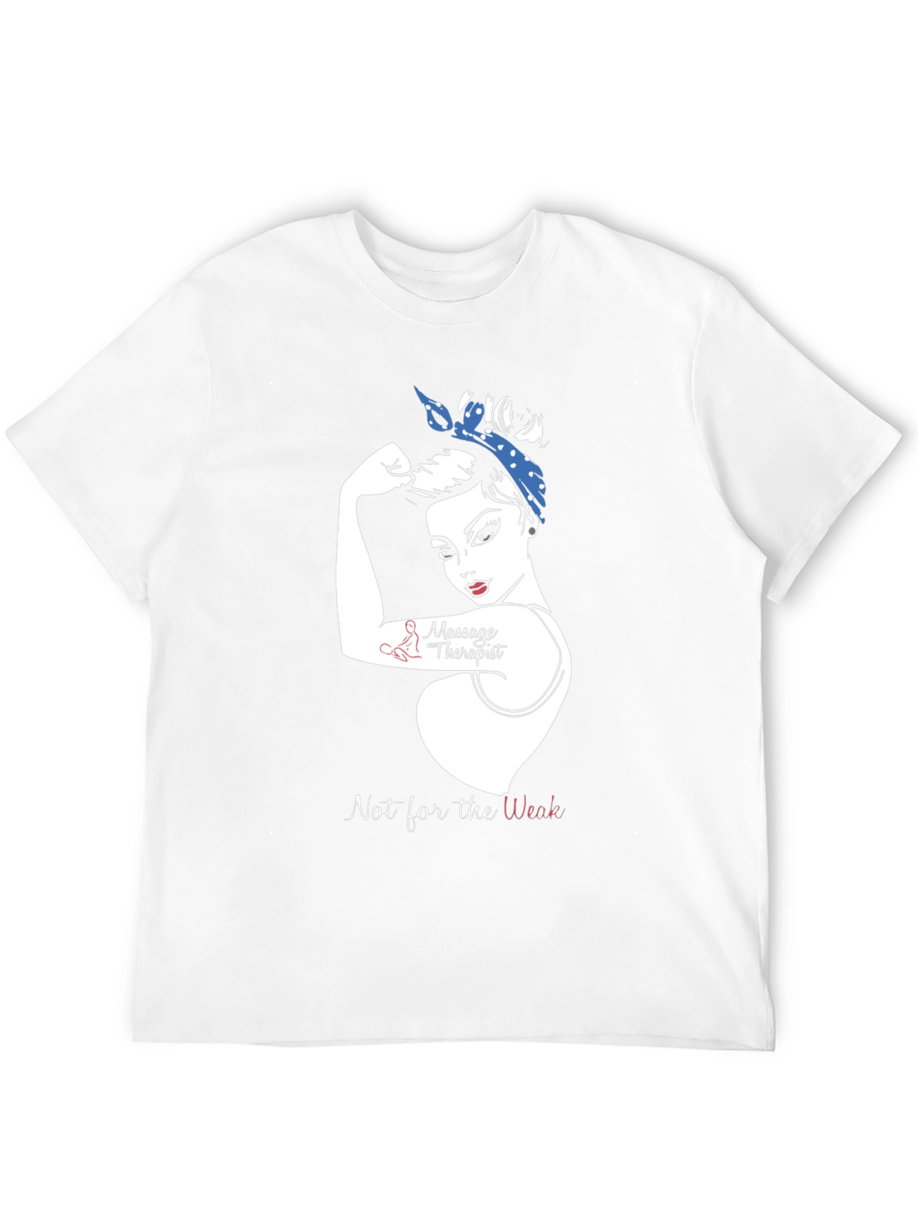 Massage Therapist Strong Woman T-Shirt