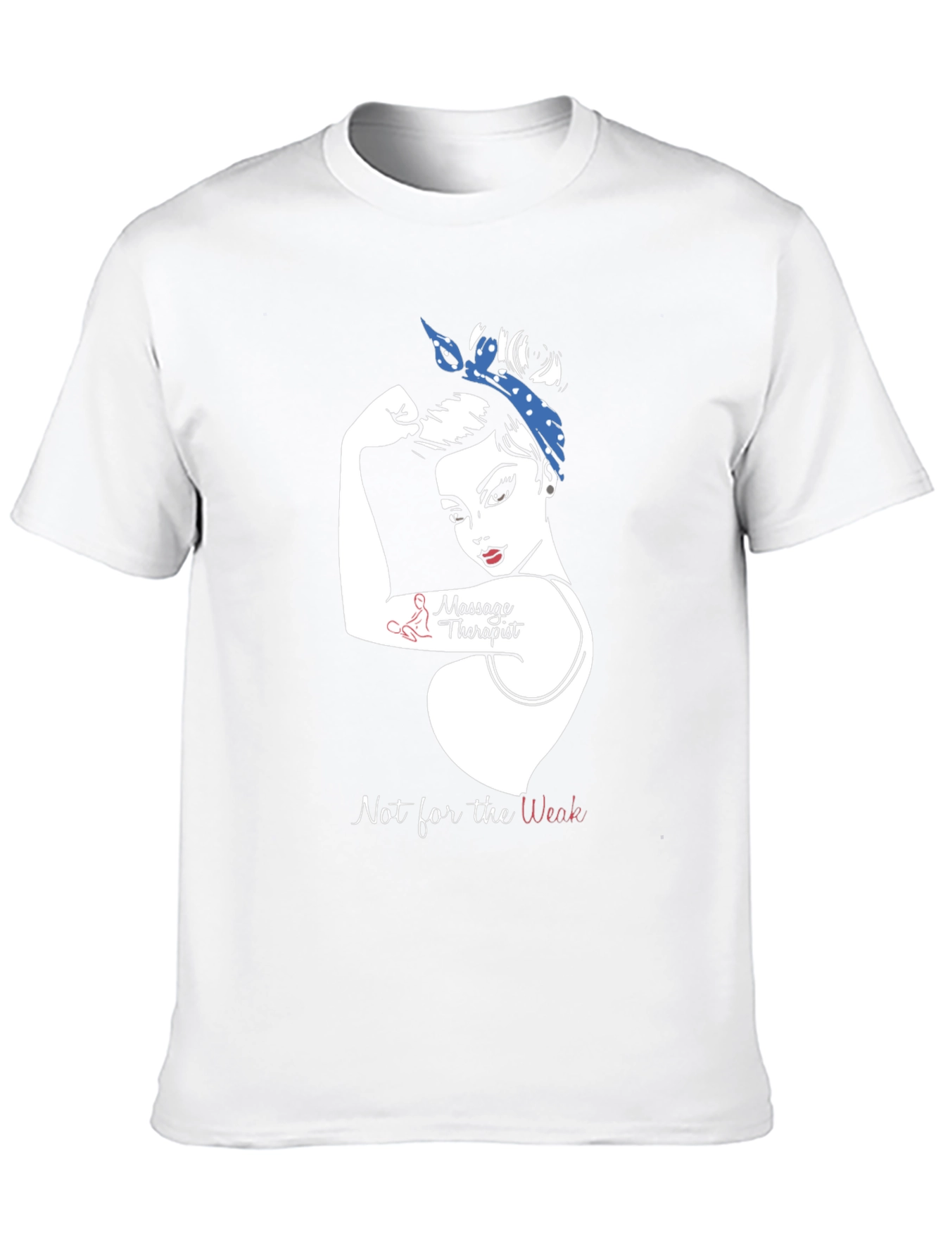 Massage Therapist Strong Woman T-Shirt