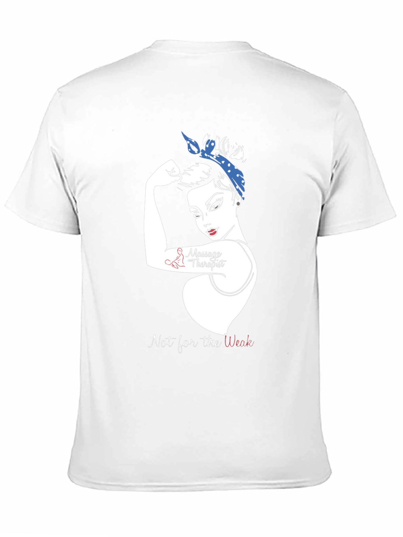 Massage Therapist Strong Woman T-Shirt