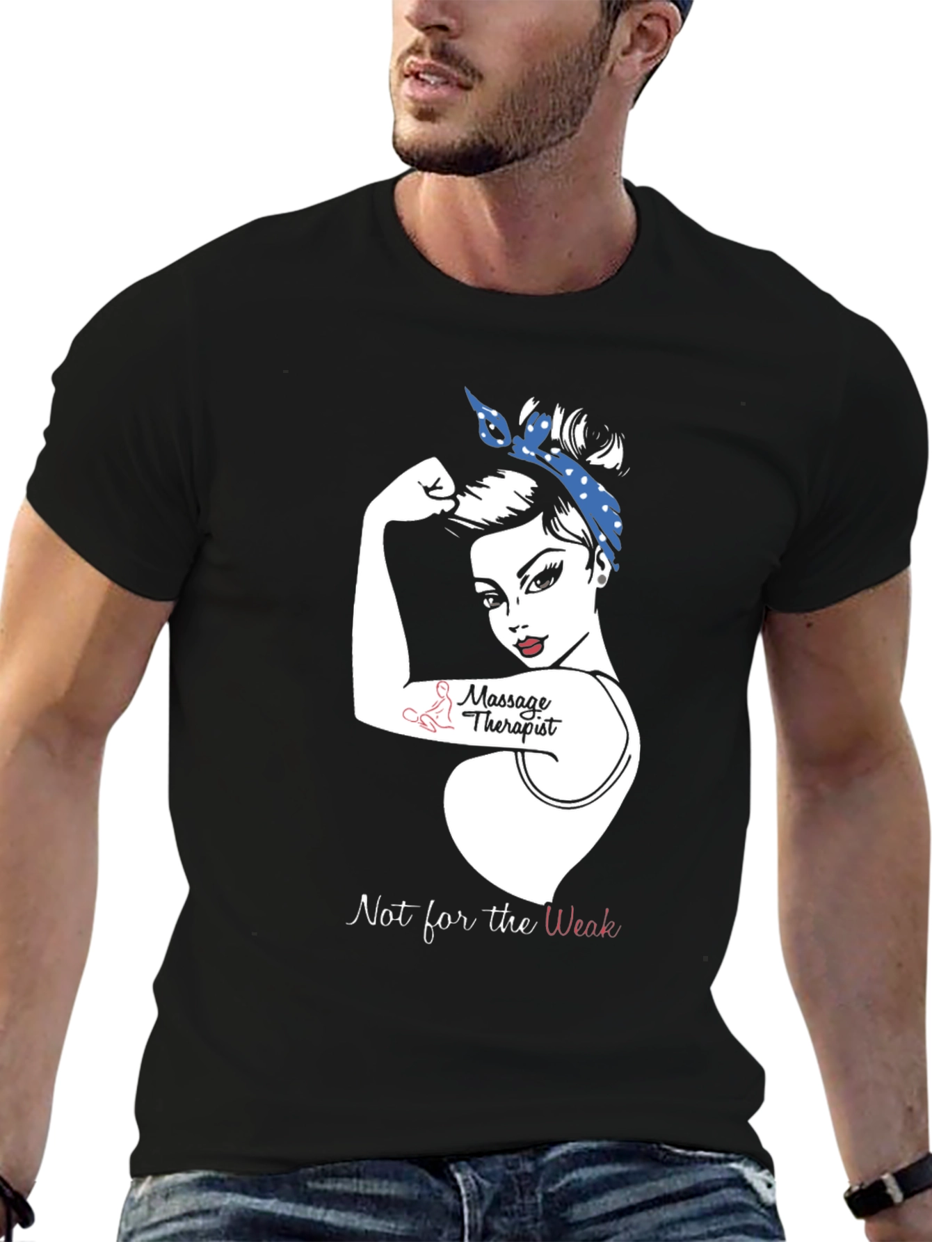 Massage Therapist Strong Woman T-Shirt