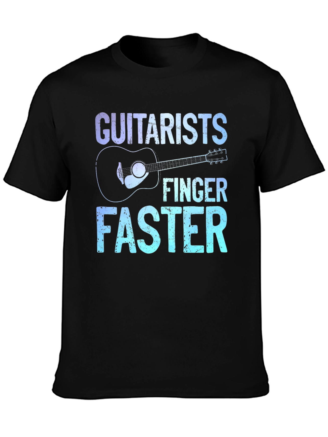 Guitarist Finger Faster Graphic T-Shirt - Music Lover Tee