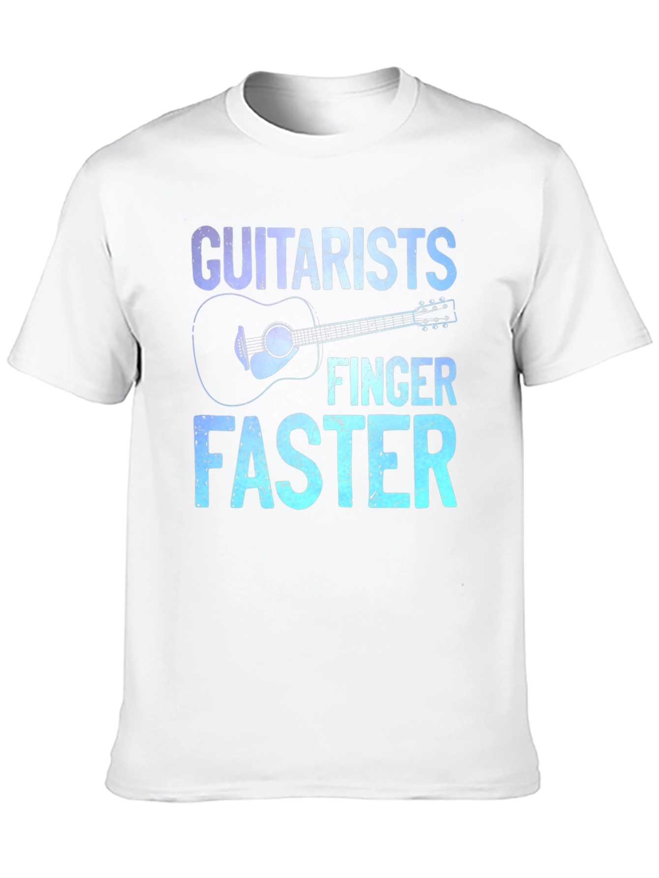 Guitarist Finger Faster Graphic T-Shirt - Music Lover Tee