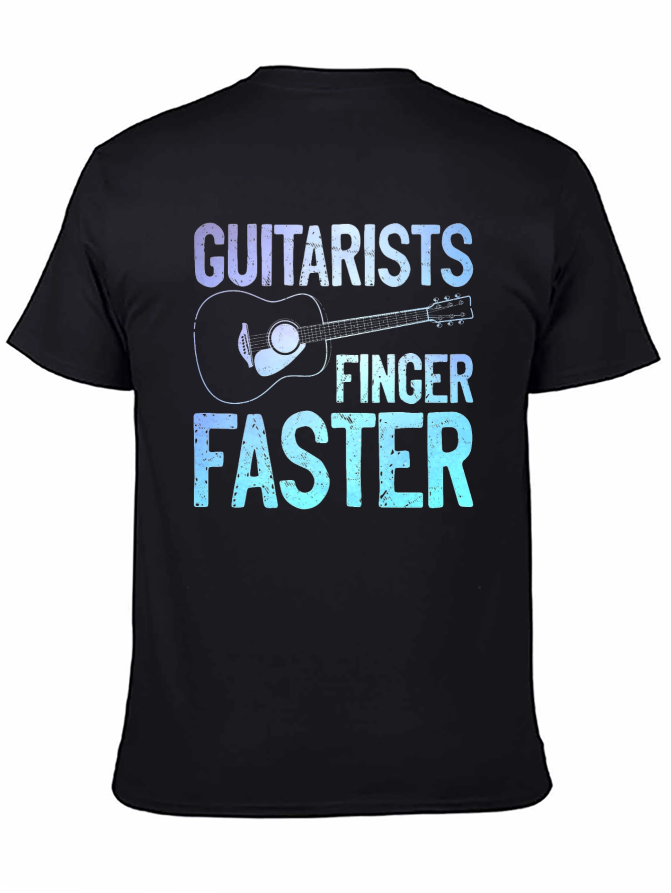Guitarist Finger Faster Graphic T-Shirt - Music Lover Tee