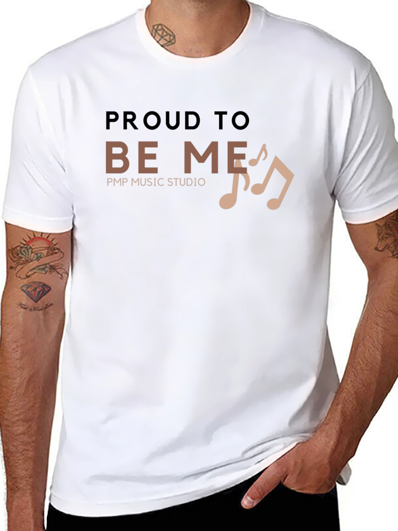 Proud To Be Me Black T-Shirt