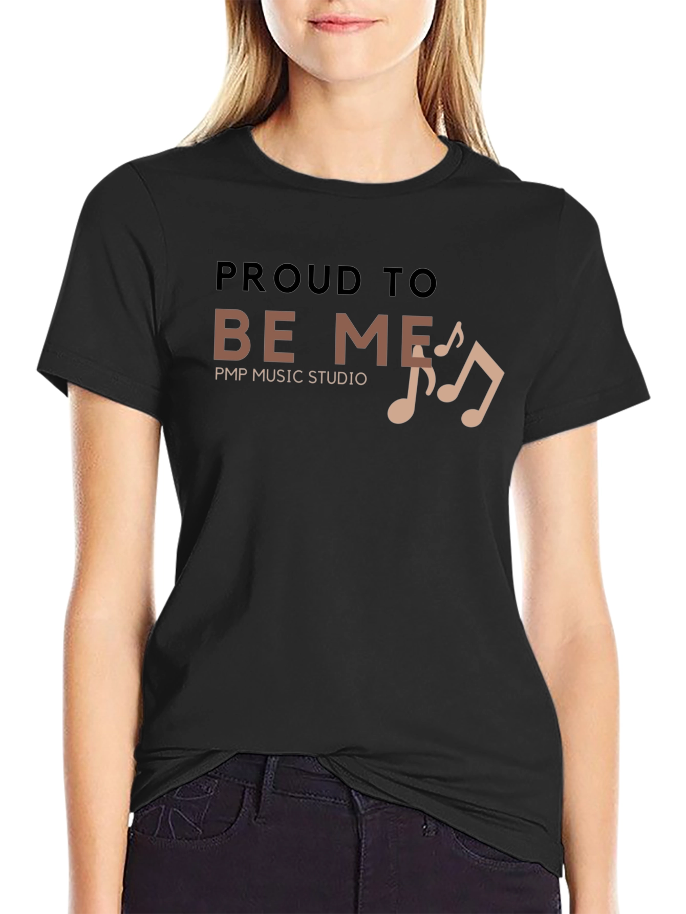 Proud To Be Me Black T-Shirt