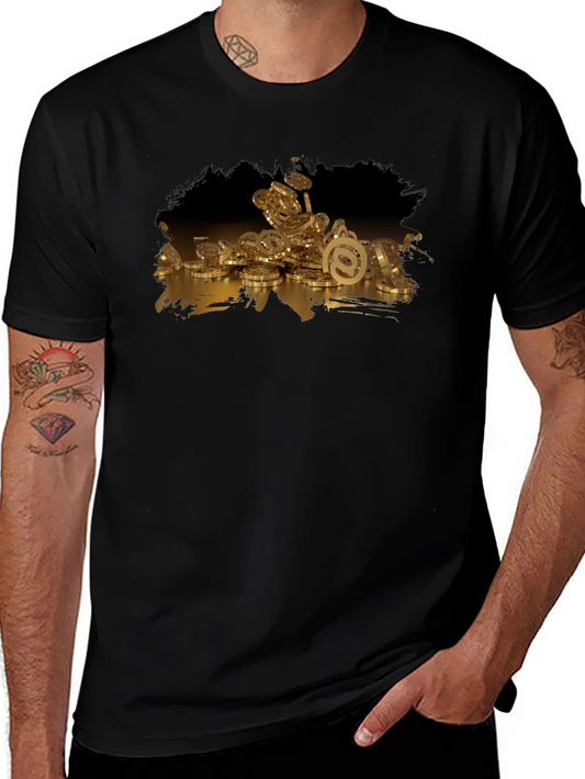 Email Coins Graphic T-Shirt