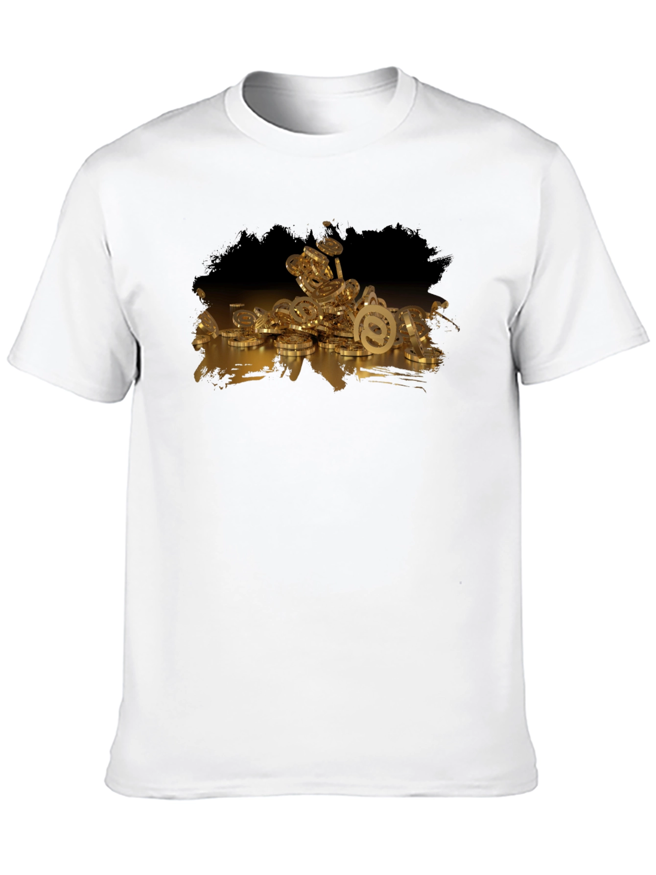 Email Coins Graphic T-Shirt