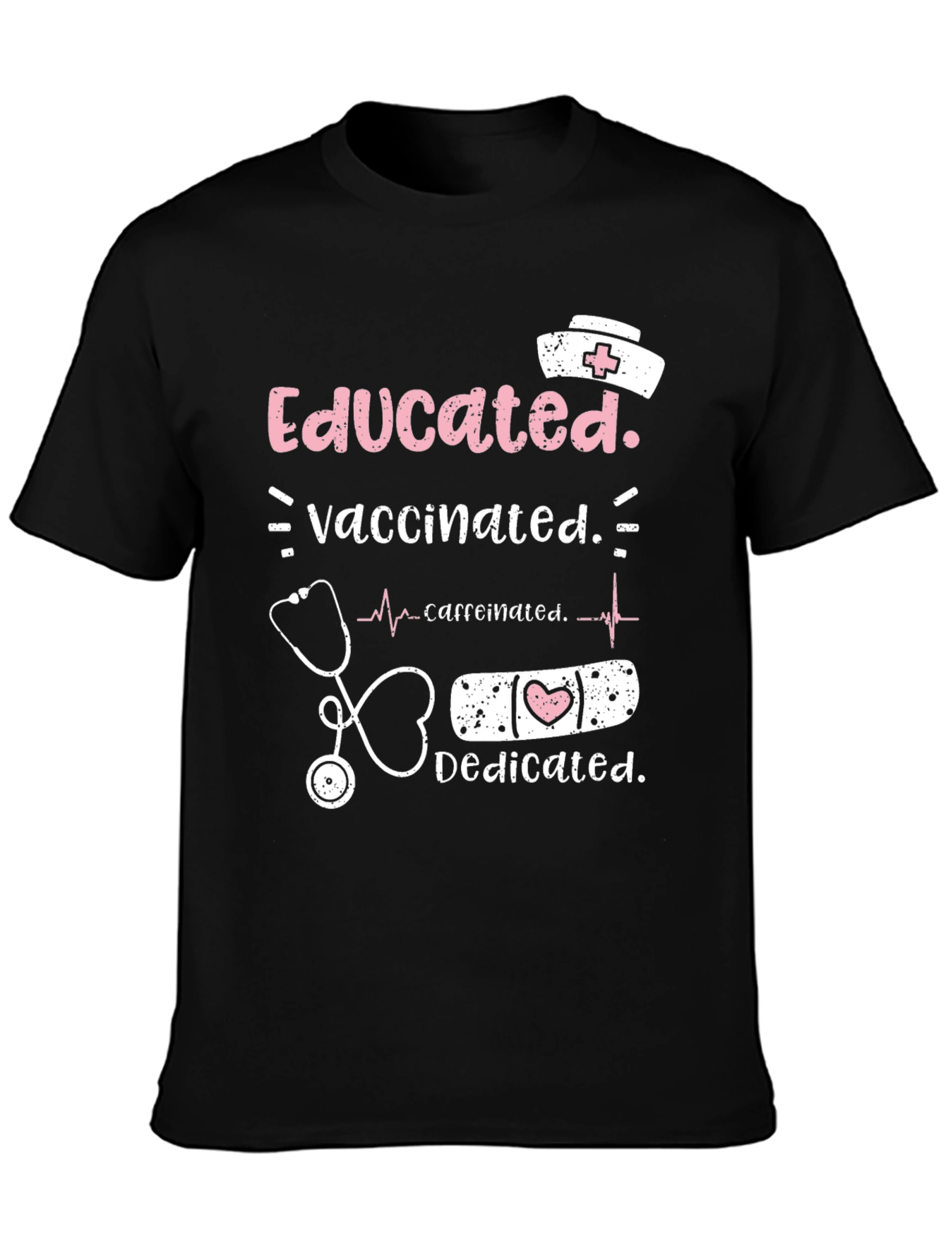 Educated Vaccinated Nurse T-Shirt